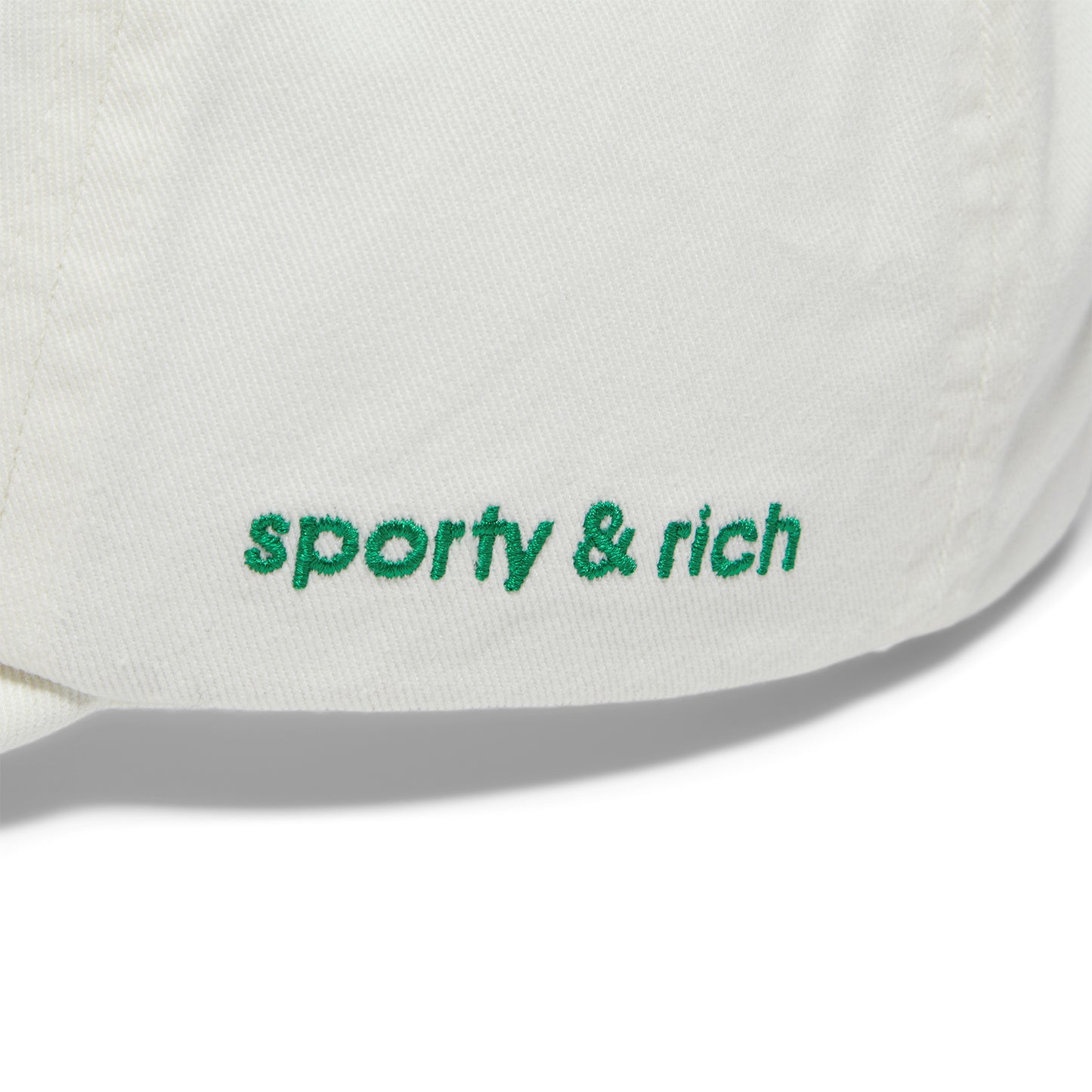Sporty & Rich adidas Cap (White/Green)