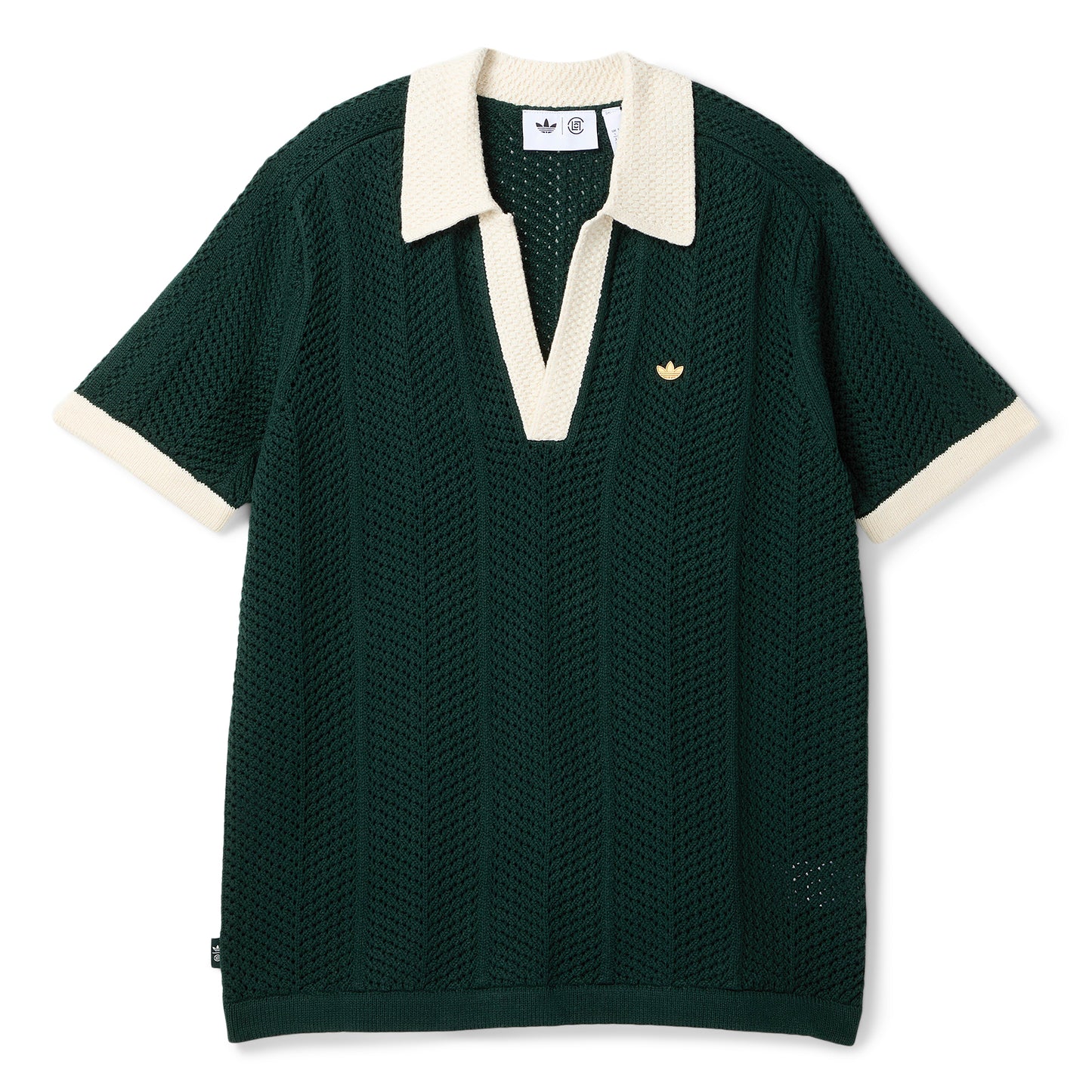Clot x adidas Knit Polo (Green Night)
