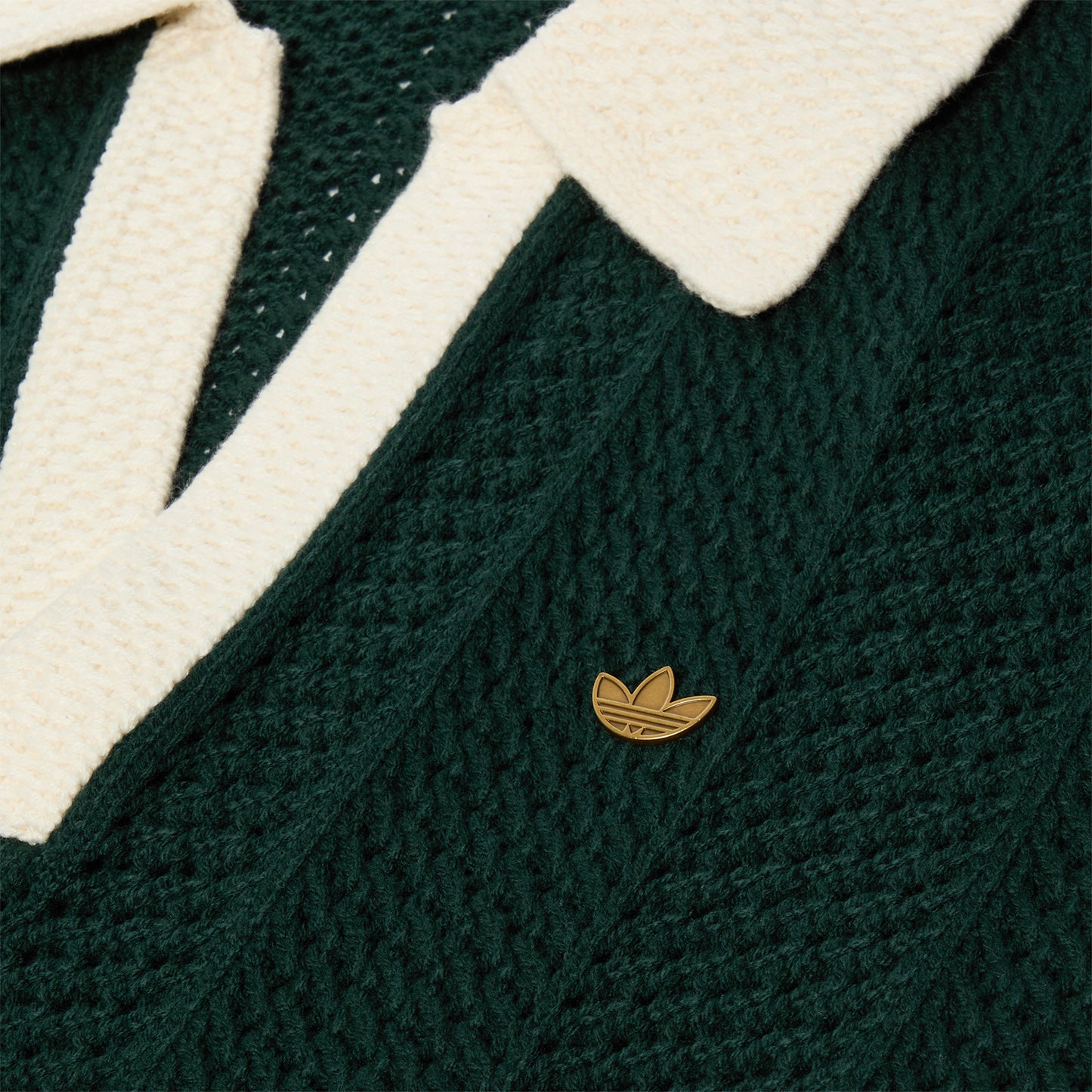 Clot x adidas Knit Polo (Green Night)