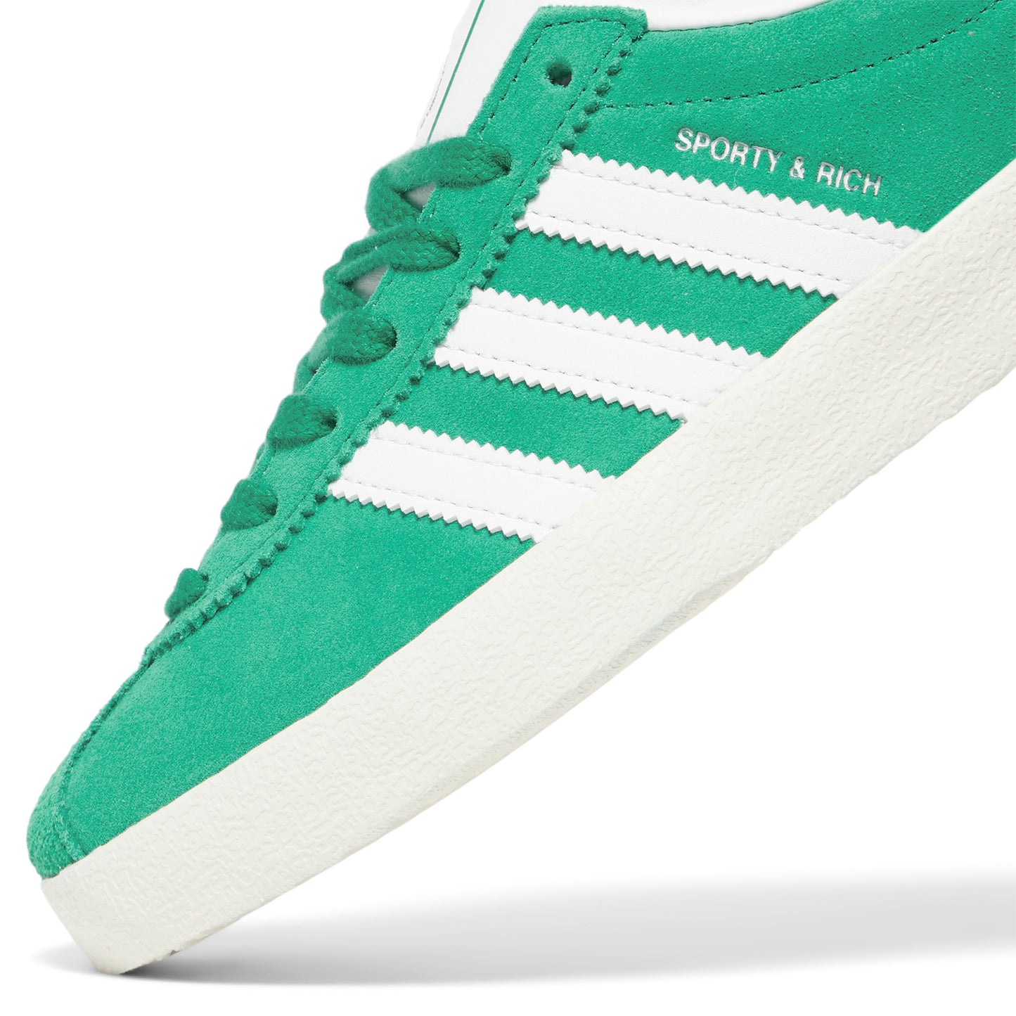 Sporty & Rich x adidas Blanc Sneakers (Court green/Cloud white/Off white)