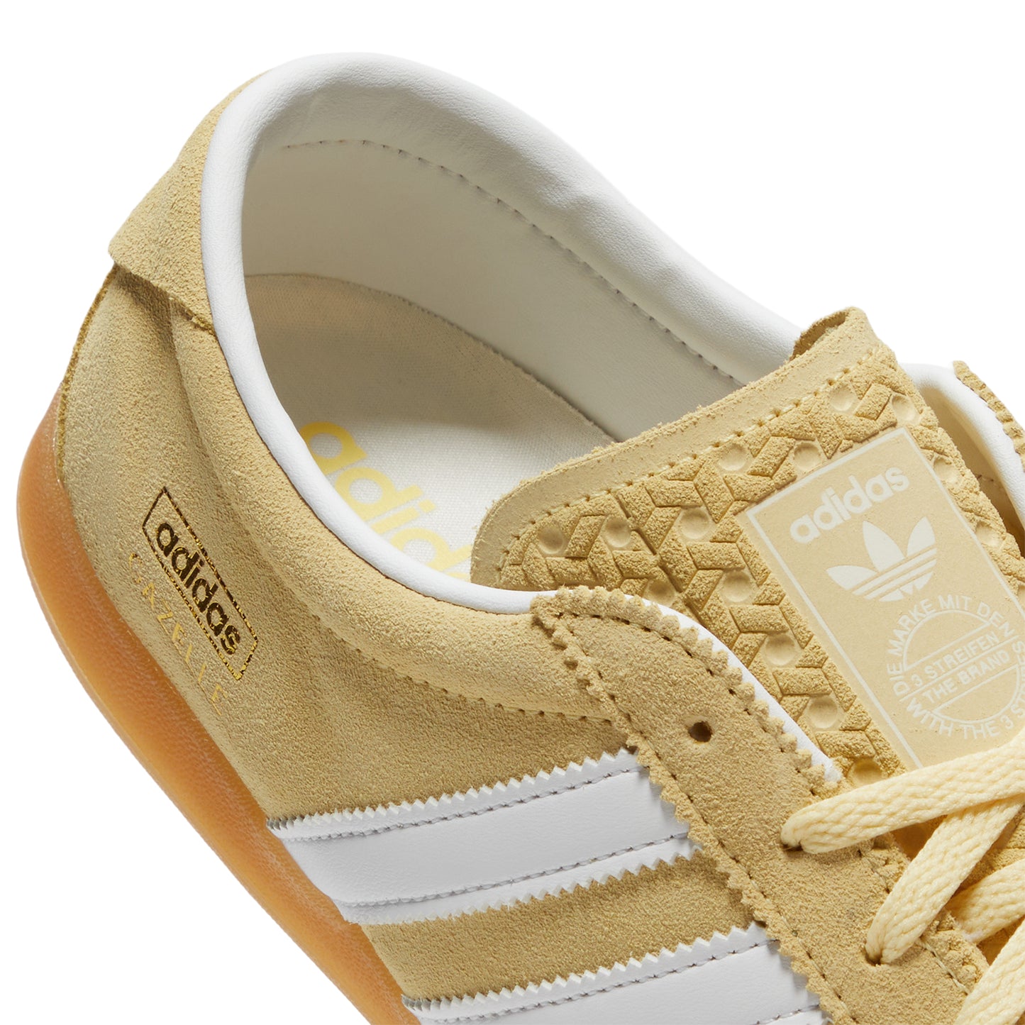 adidas Womens Gazelle Lo Pro (Almost Yellow/Cloud White/Gum)