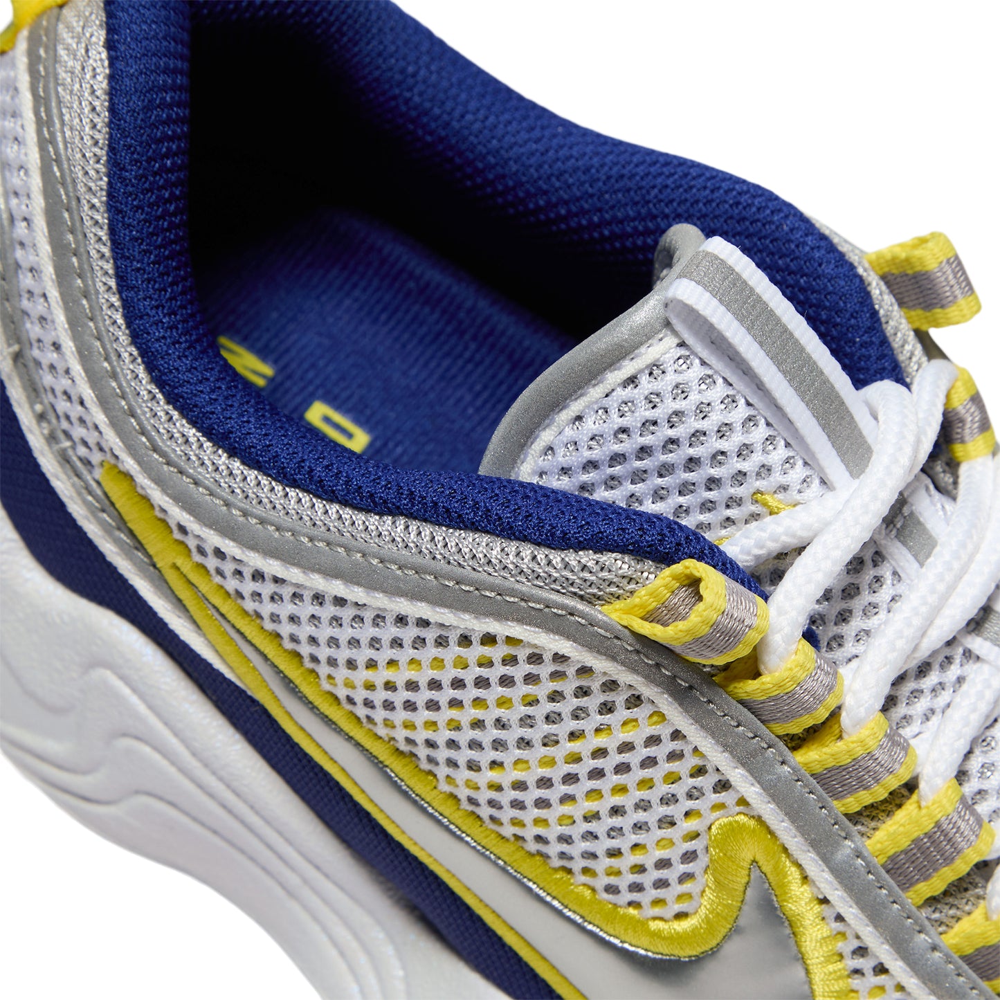 Nike Air Zoom Spiridon SP (White/Metallic Silver/Deep Royal Blue)