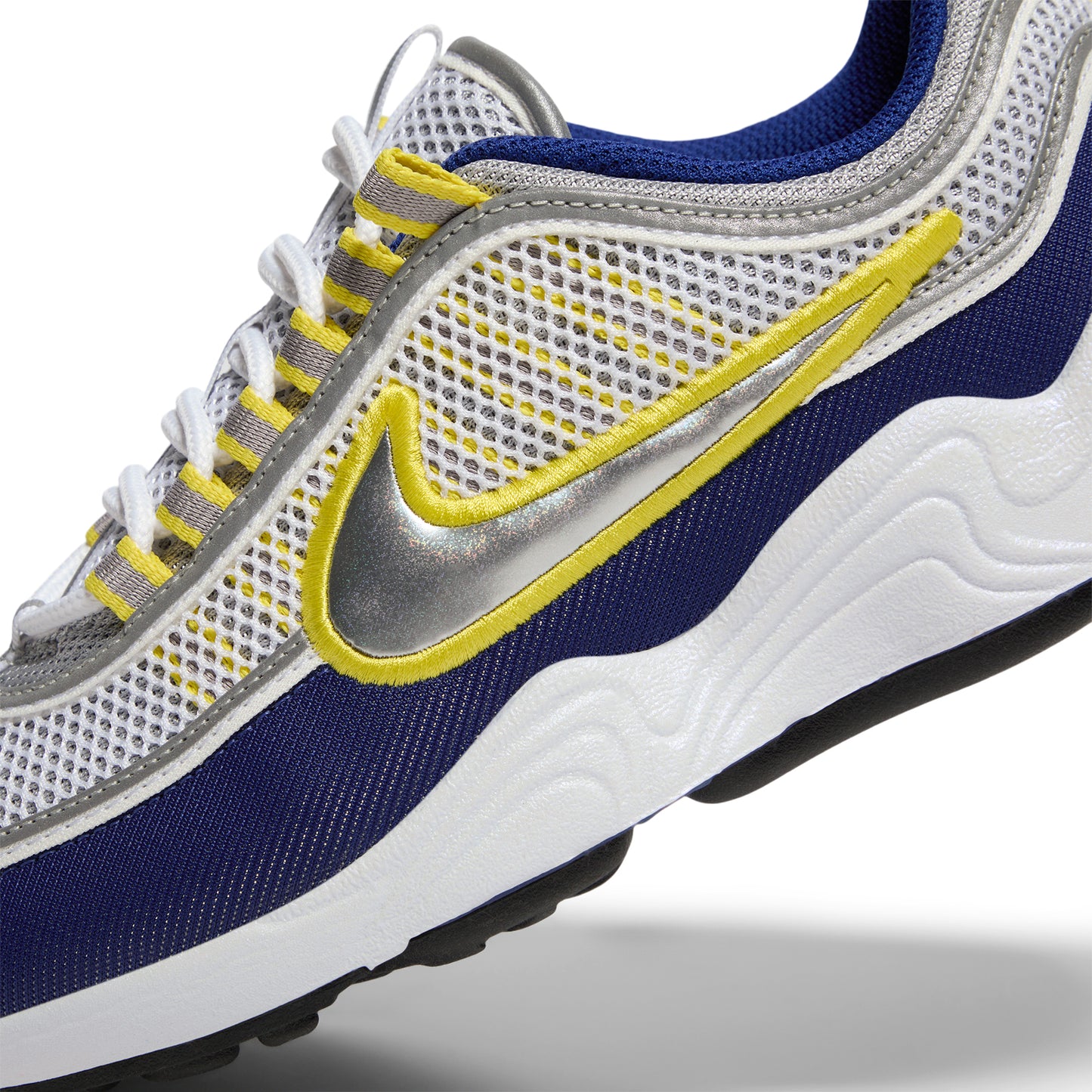 Nike Air Zoom Spiridon SP (White/Metallic Silver/Deep Royal Blue)