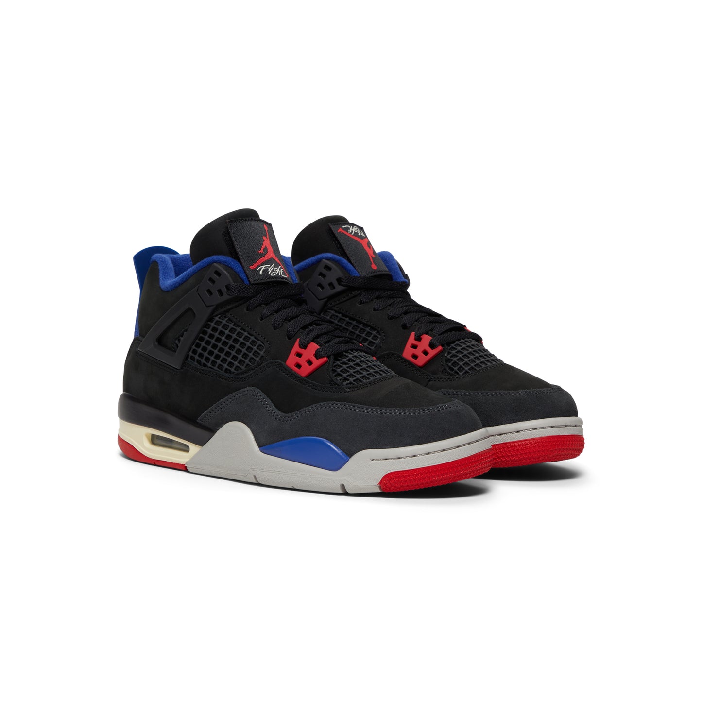 Nike Air Jordan 4 Retro OG Kids GS (Black/Fire Red/Deep Royal Blue)