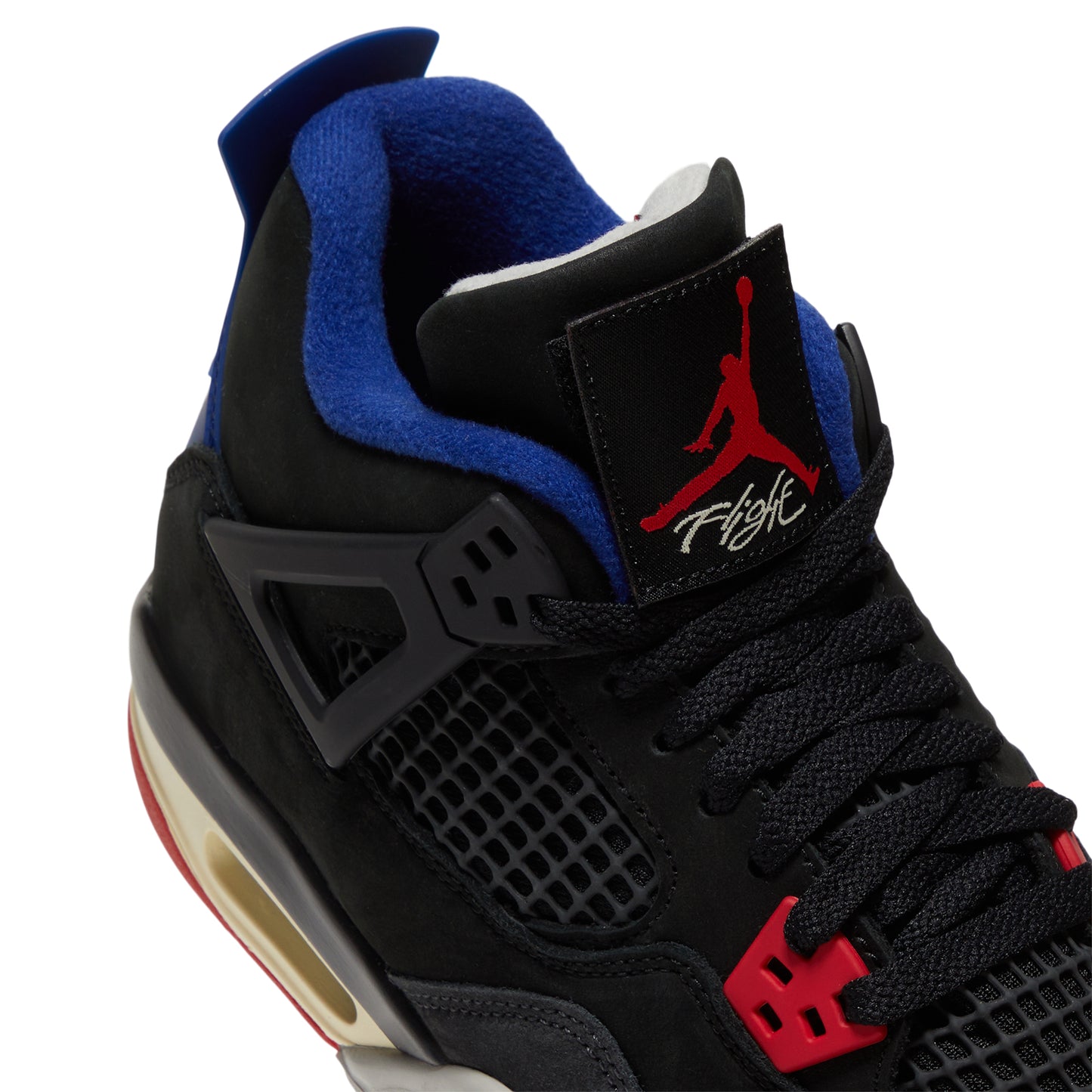 Nike Air Jordan 4 Retro OG Kids GS (Black/Fire Red/Deep Royal Blue)