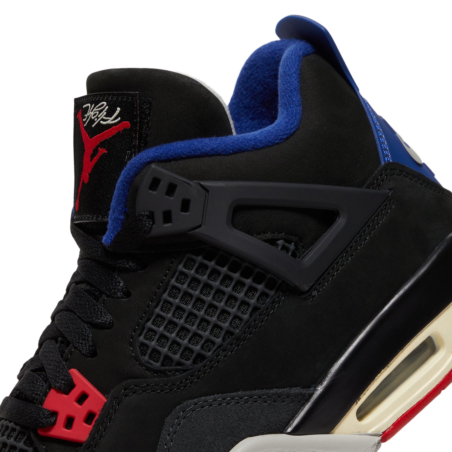 Nike Air Jordan 4 Retro OG Kids GS (Black/Fire Red/Deep Royal Blue)