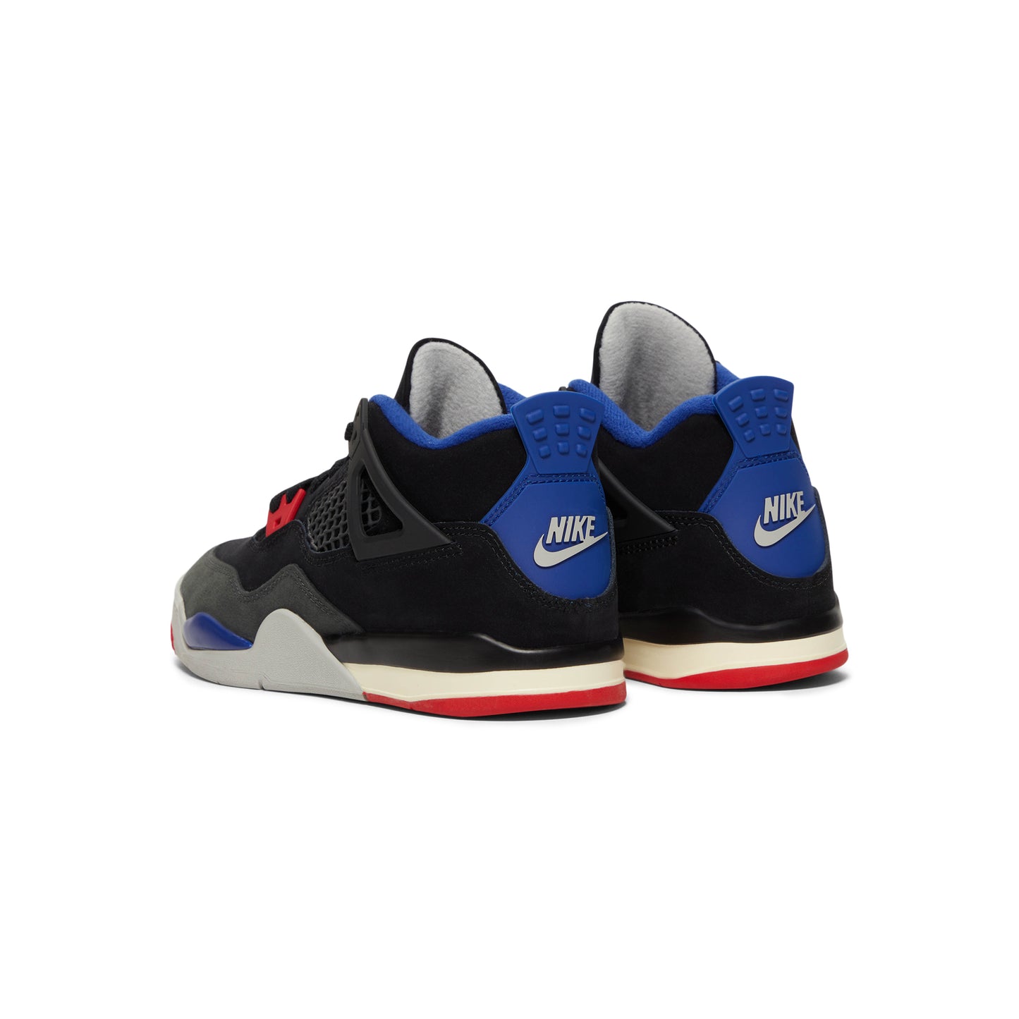 Nike Jordan 4 Retro OG Kids PS (Black/Fire Red/Deep Royal Blue)