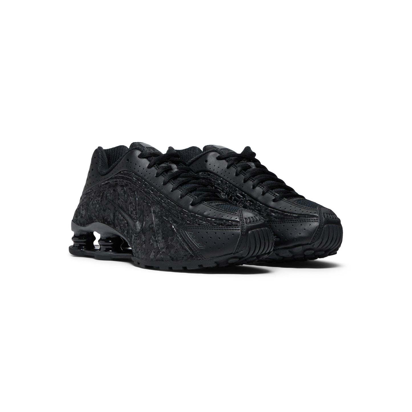 Nike Womens Shox R4 (Black/Dark Smoke Grey)