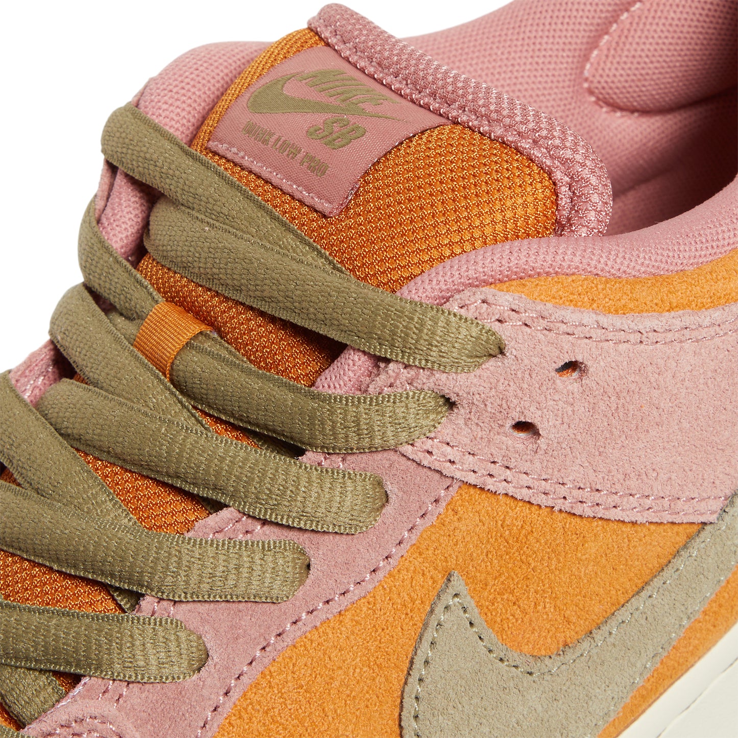 Nike SB Dunk Low Pro (Red Stardust/Neutral Olive/Monarch)