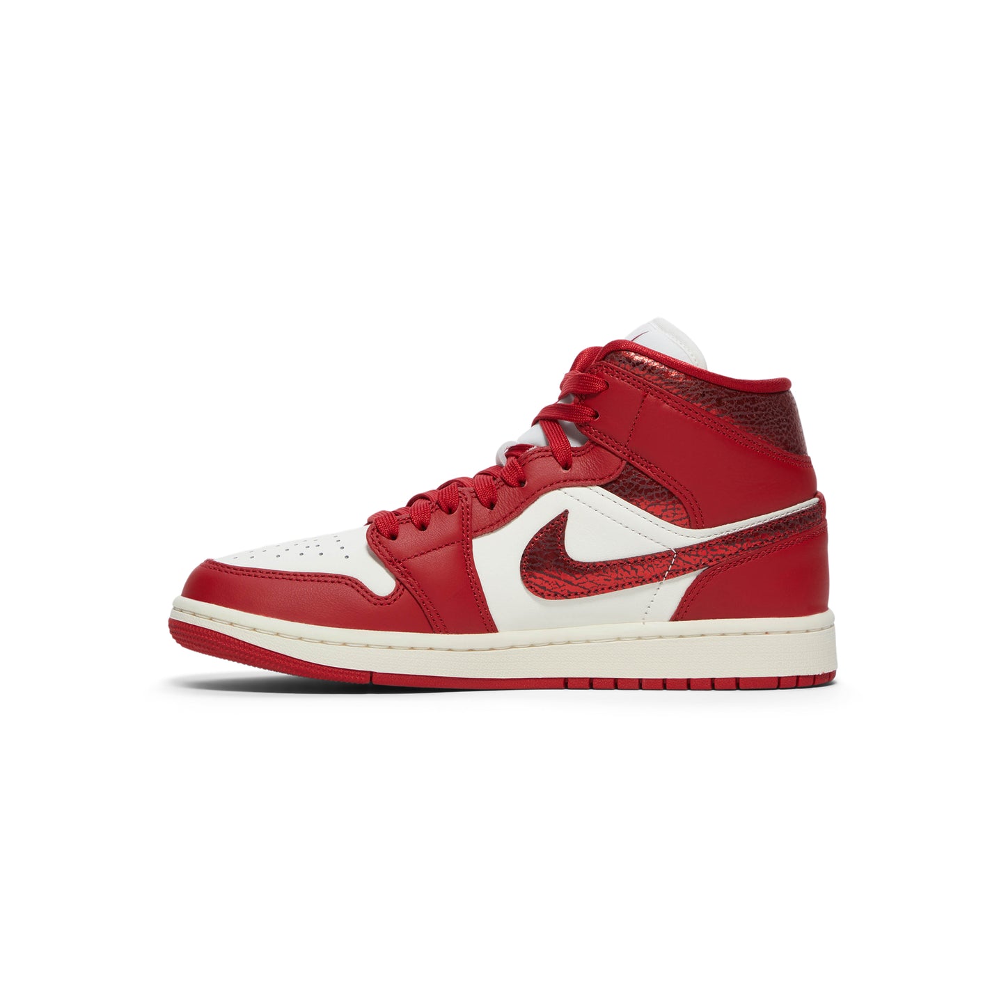Air Jordan 1 Mid SE Womens (Sail/Varsity Red/Team Red)