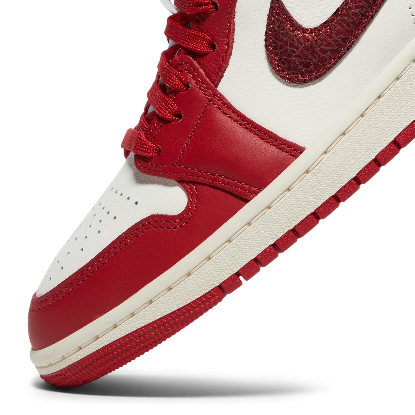 Air Jordan 1 Mid SE Womens (Sail/Varsity Red/Team Red)