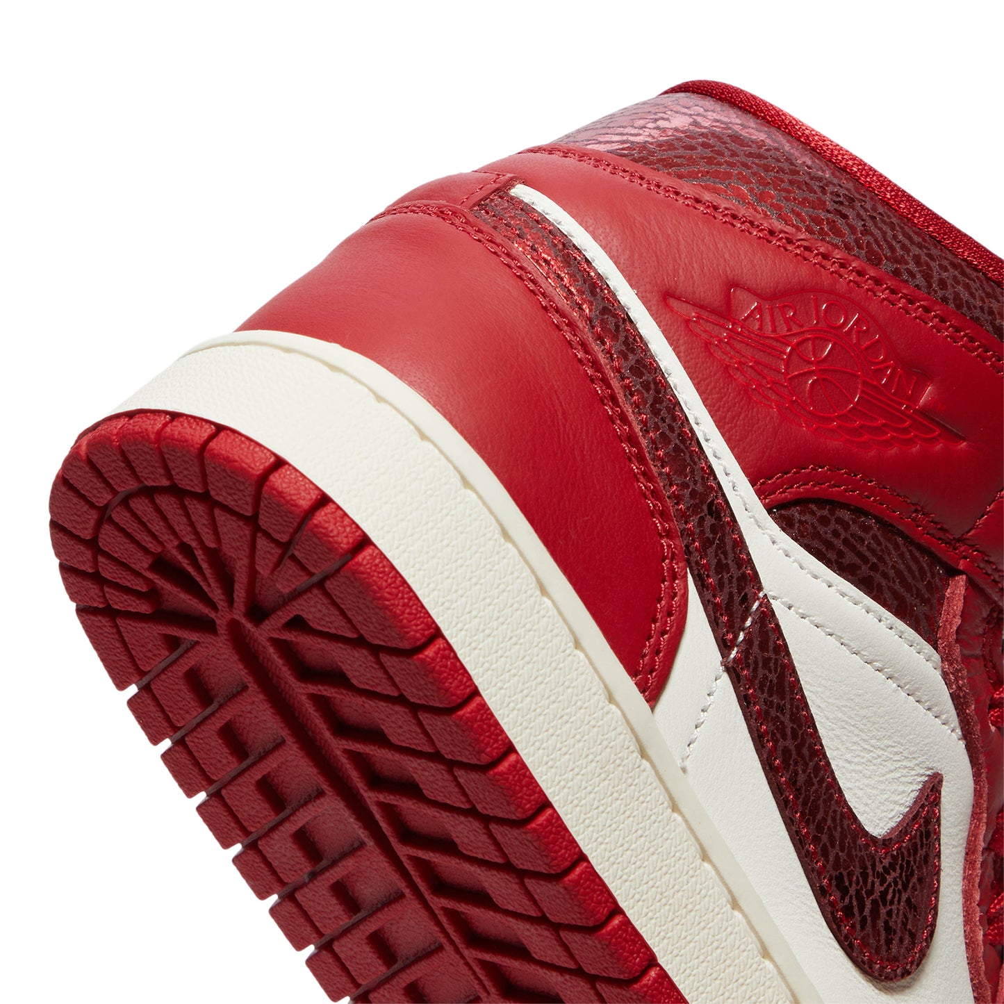 Air Jordan 1 Mid SE Womens (Sail/Varsity Red/Team Red)