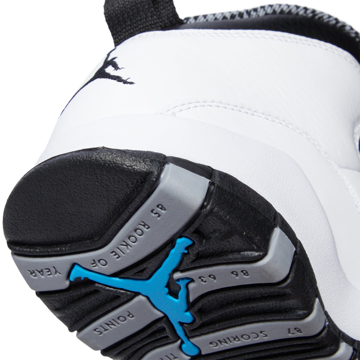 Nike Air Jordan 10 Retro Kids GS (White/Black/Light Steel Grey/Dark Powder Blue)