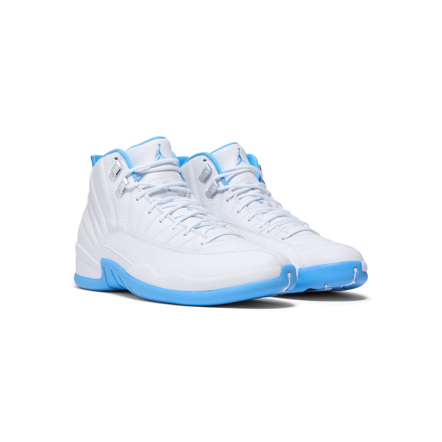 Air Jordan 12 Retro (White/University Blue/Metallic)