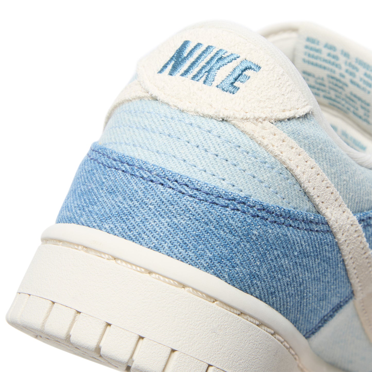 Nike Womens Dunk Low Denim (Smokey Blue/Pale Ivory/Denim Turq/Ochre)
