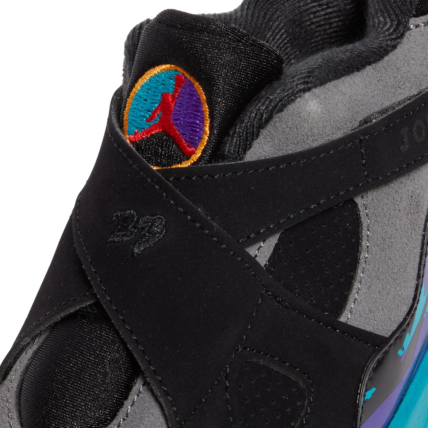 Air Jordan 8 Retro Kids TD (Black/Multi Color)