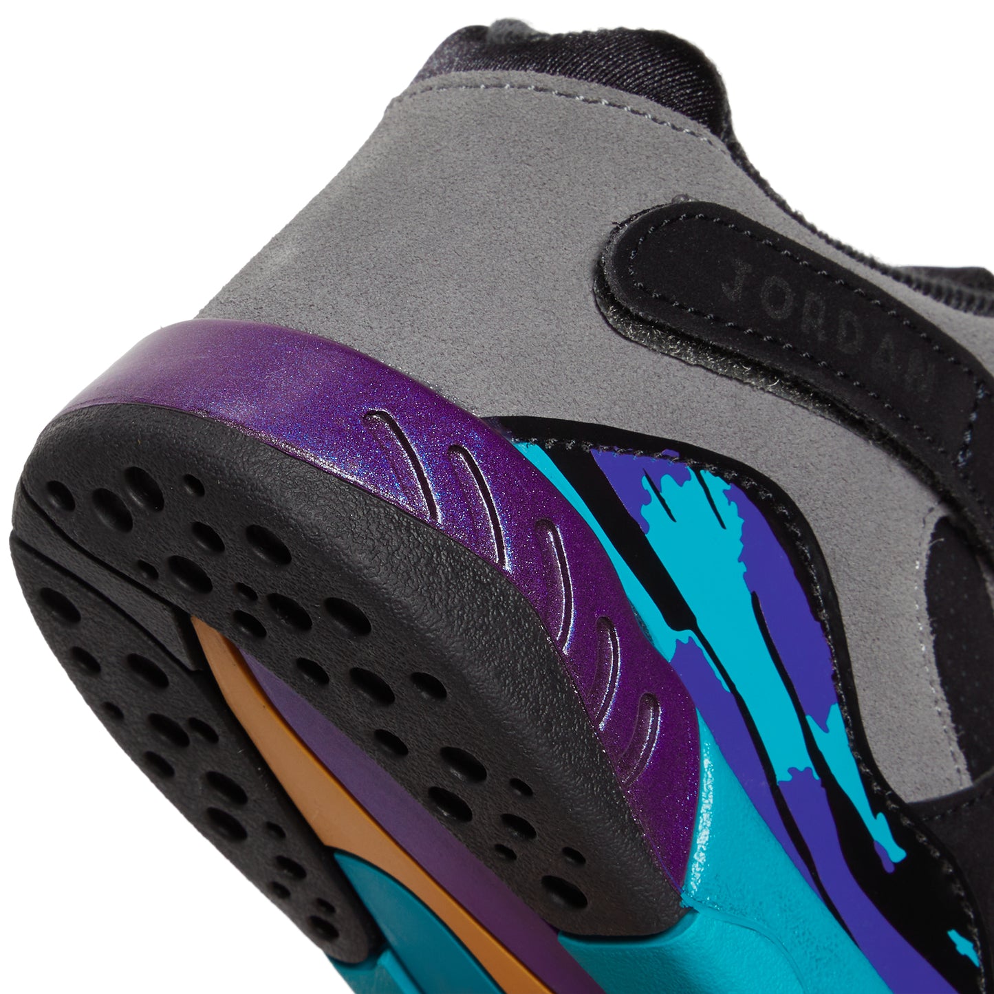 Air Jordan 8 Retro Kids TD (Black/Multi Color)