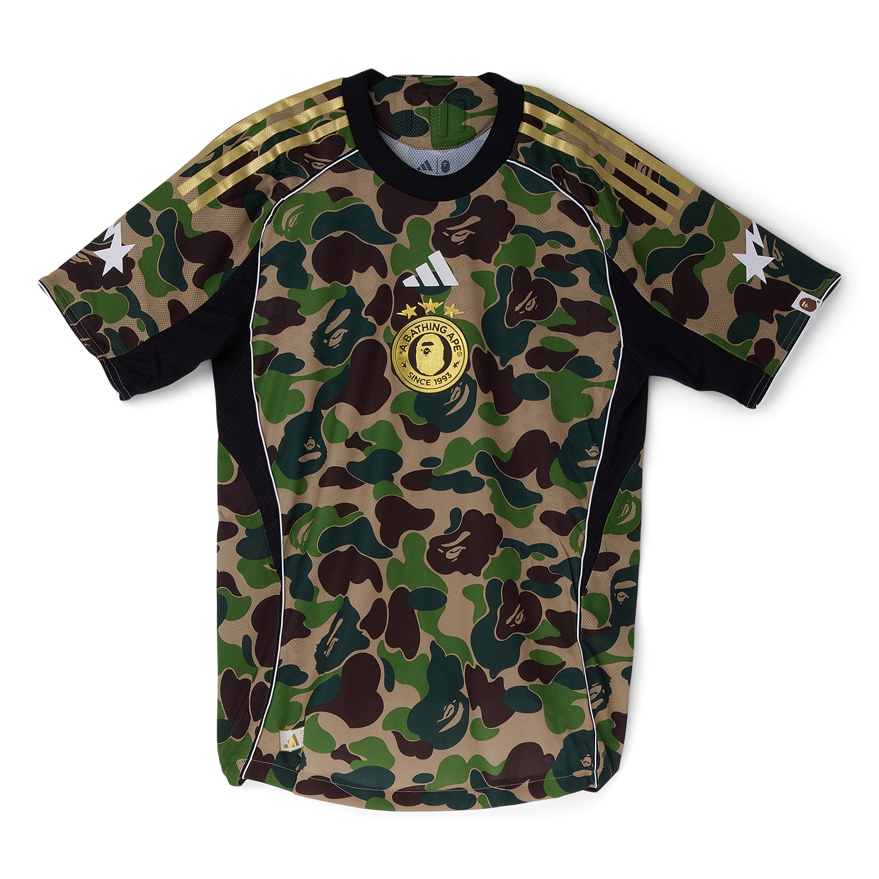 Lサイズ adidas × BAPE Jersey Tops Tシャツ adidas BAPE Soccer Jersey (Crew Green) – CNCPTS