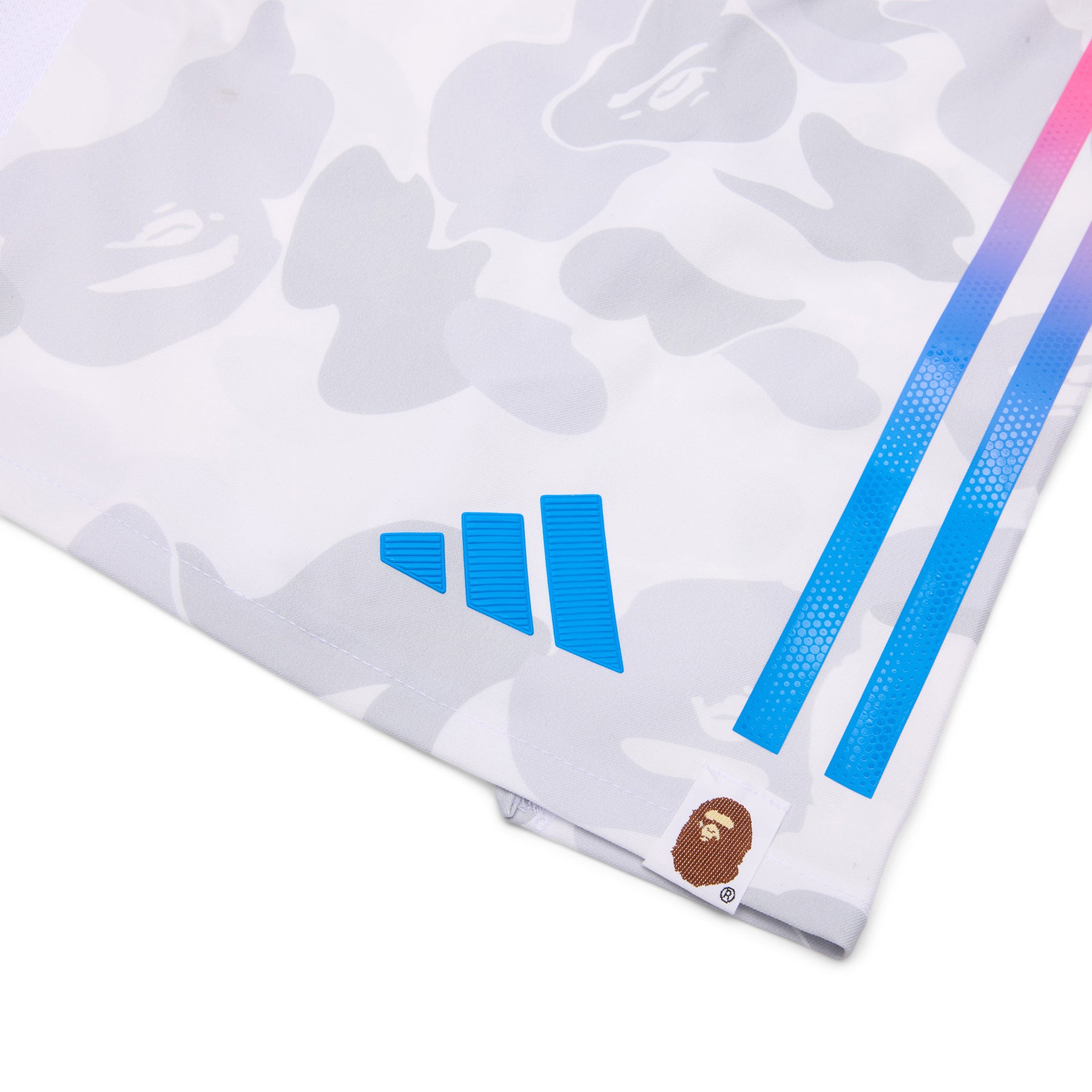 adidas BAPE Soccer Shorts (White)