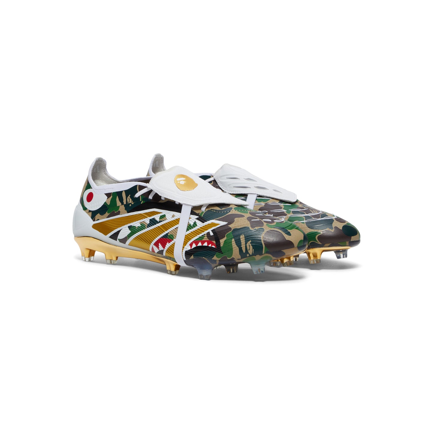 adidas x BAPE Predator Elite FT FG (Hemp/Gold Metallic/White)