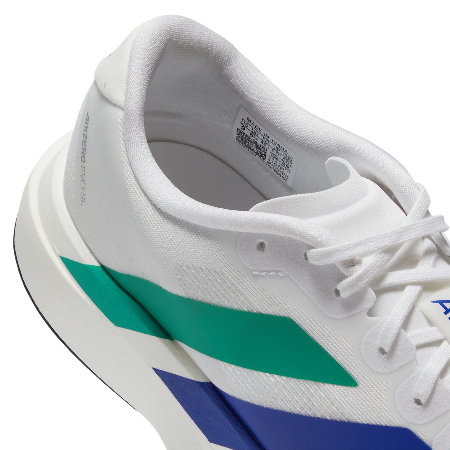 adidas Pharrell Williams adizero Evo SL (White/Semi Court Green/Semi Lucid Blue)