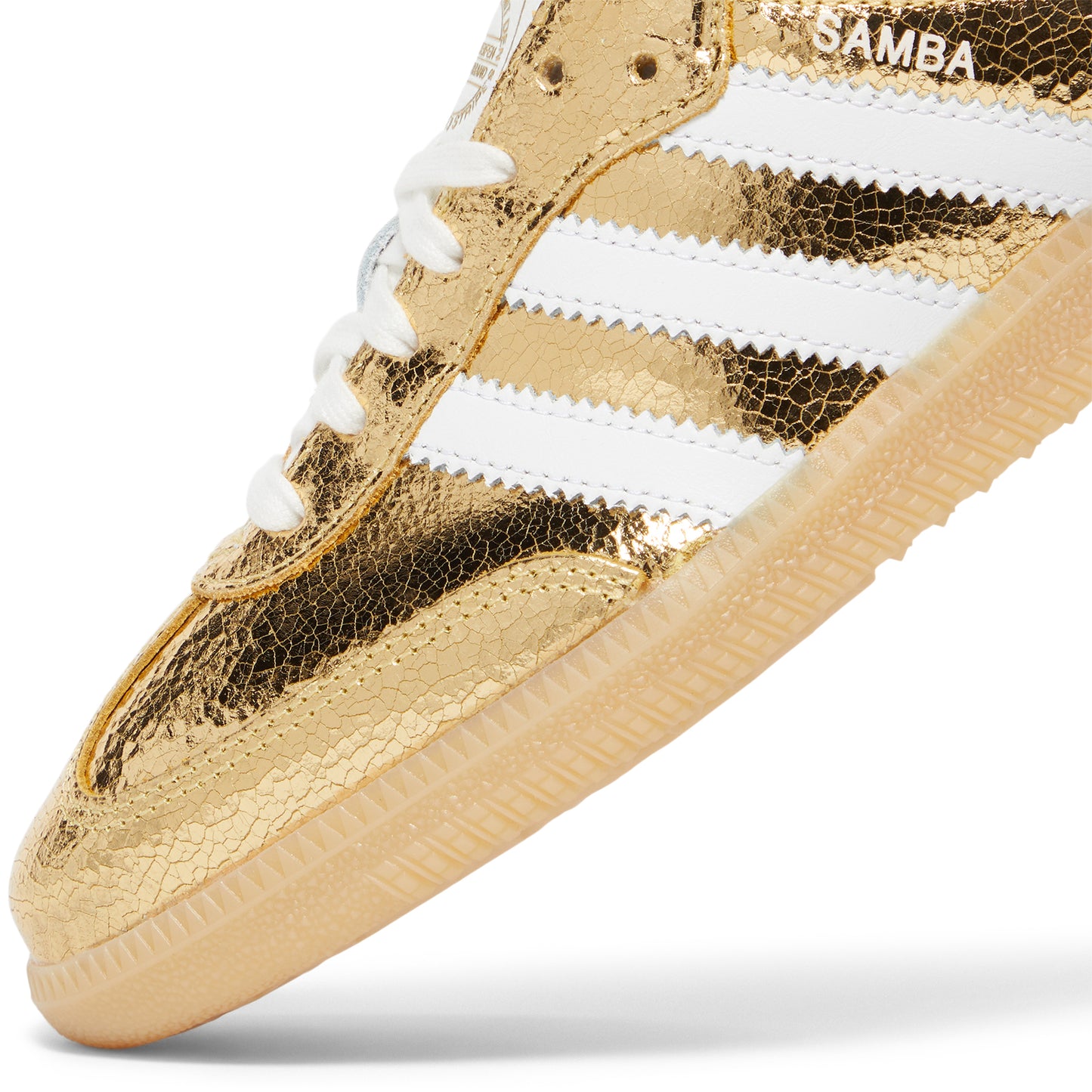 adidas Womens Samba OG (Gold Metallic/White)