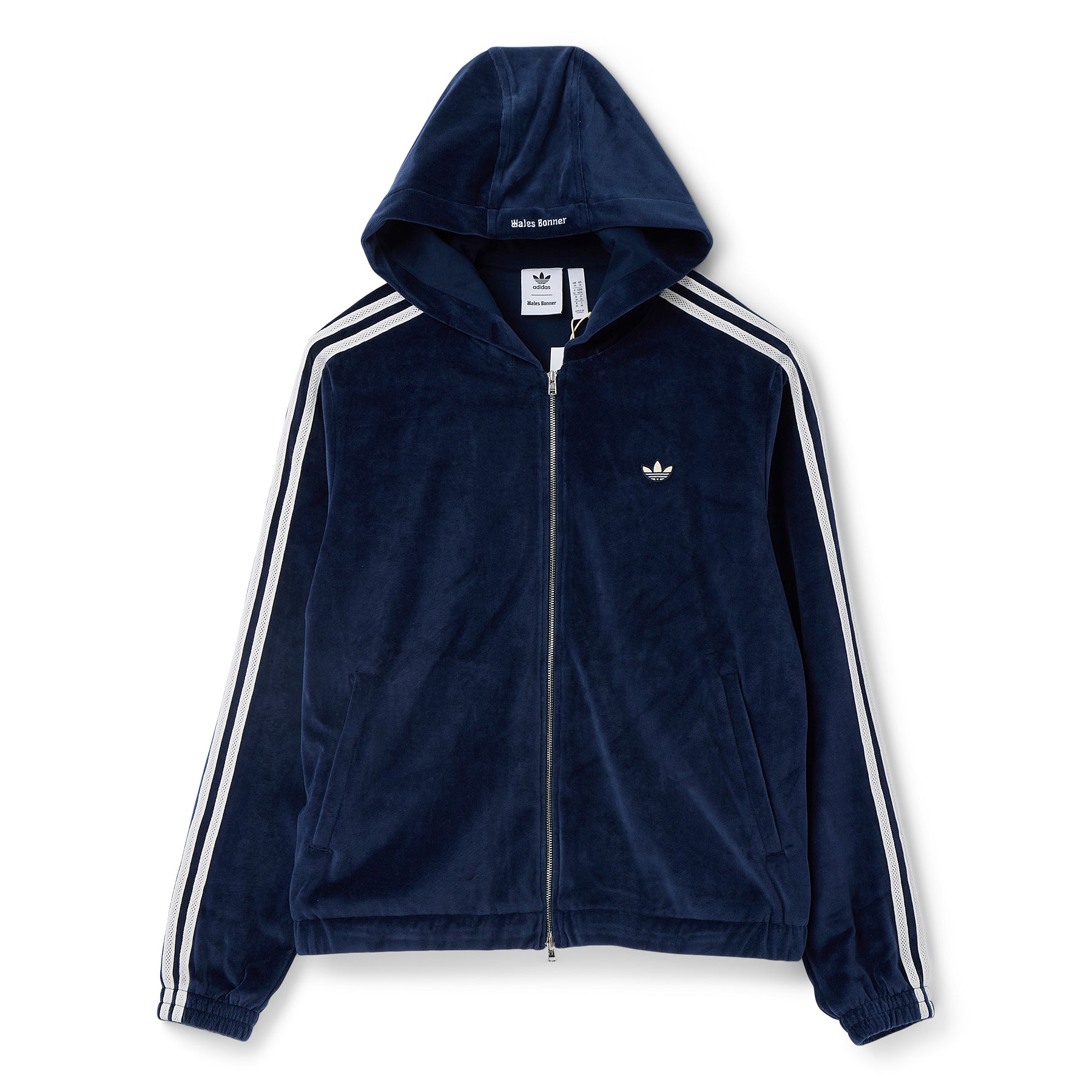 adidas x Wales Bonner Velour Track Jacket (Collegiate Navy) – CNCPTS