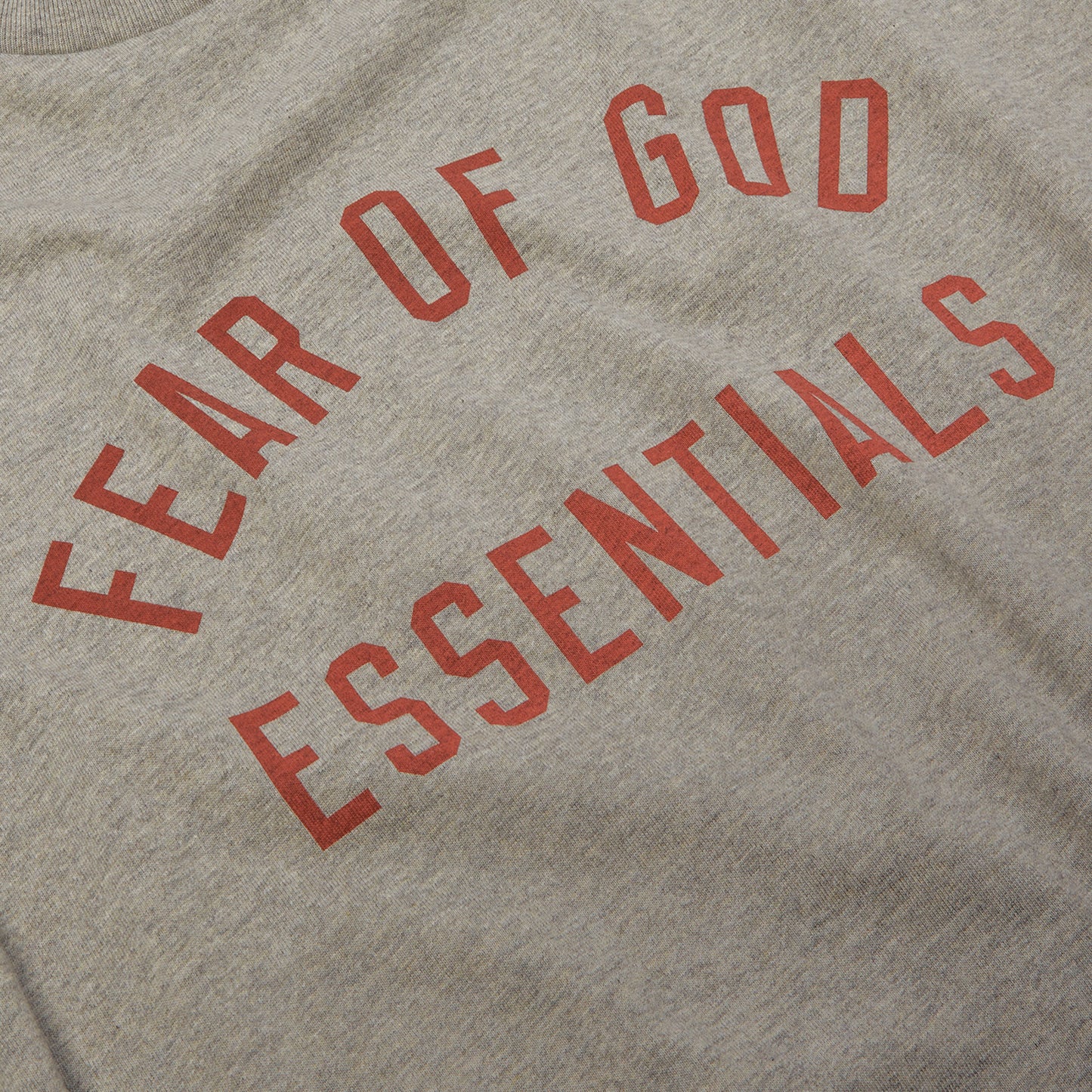 Fear of God Essentials Jersey Crewneck Tee (Dark Heather)