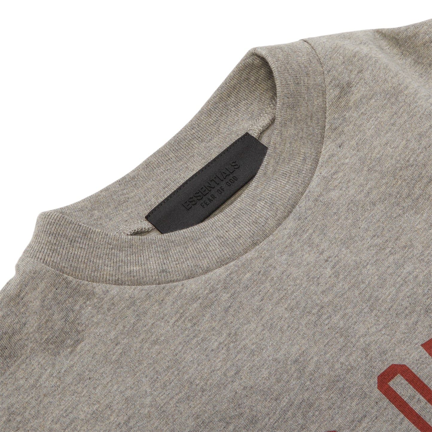 Fear of God Essentials Jersey Crewneck Tee (Dark Heather)