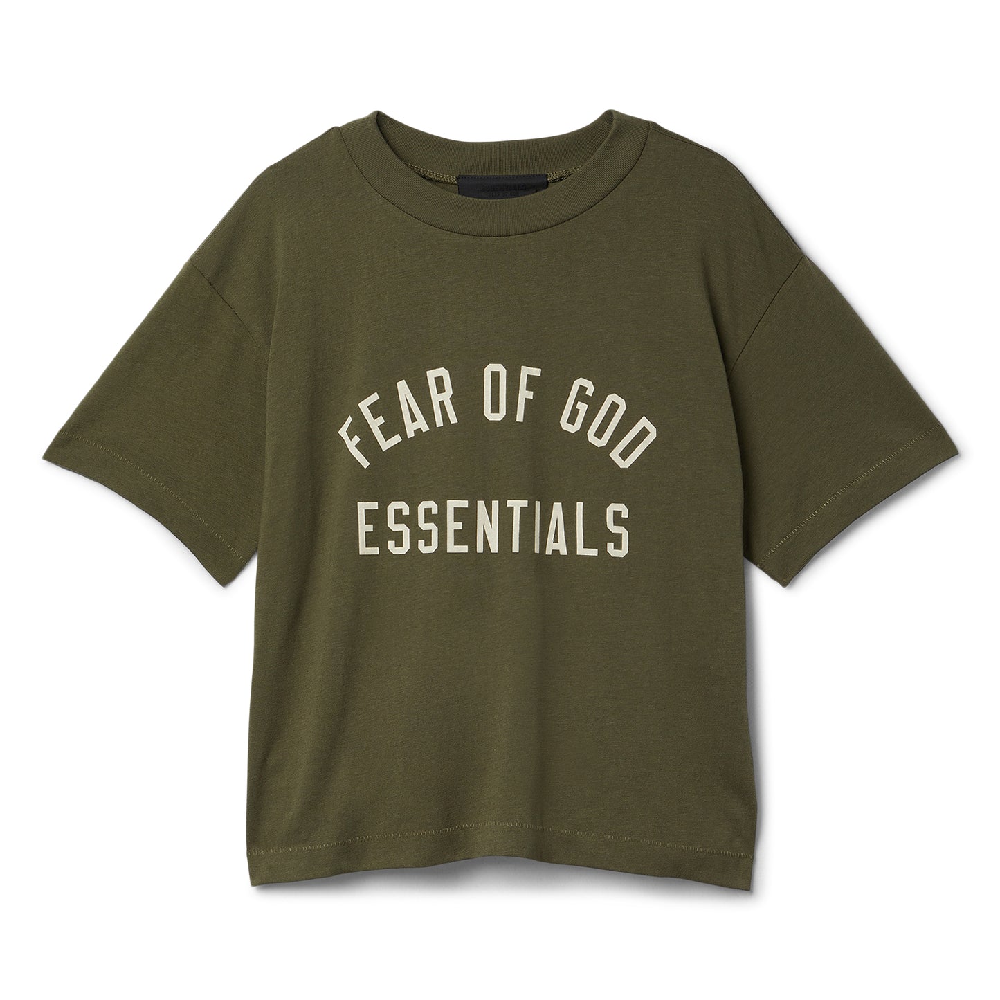 Fear of God Essentials Womens Tri-Blend Crewneck Tee (Military)