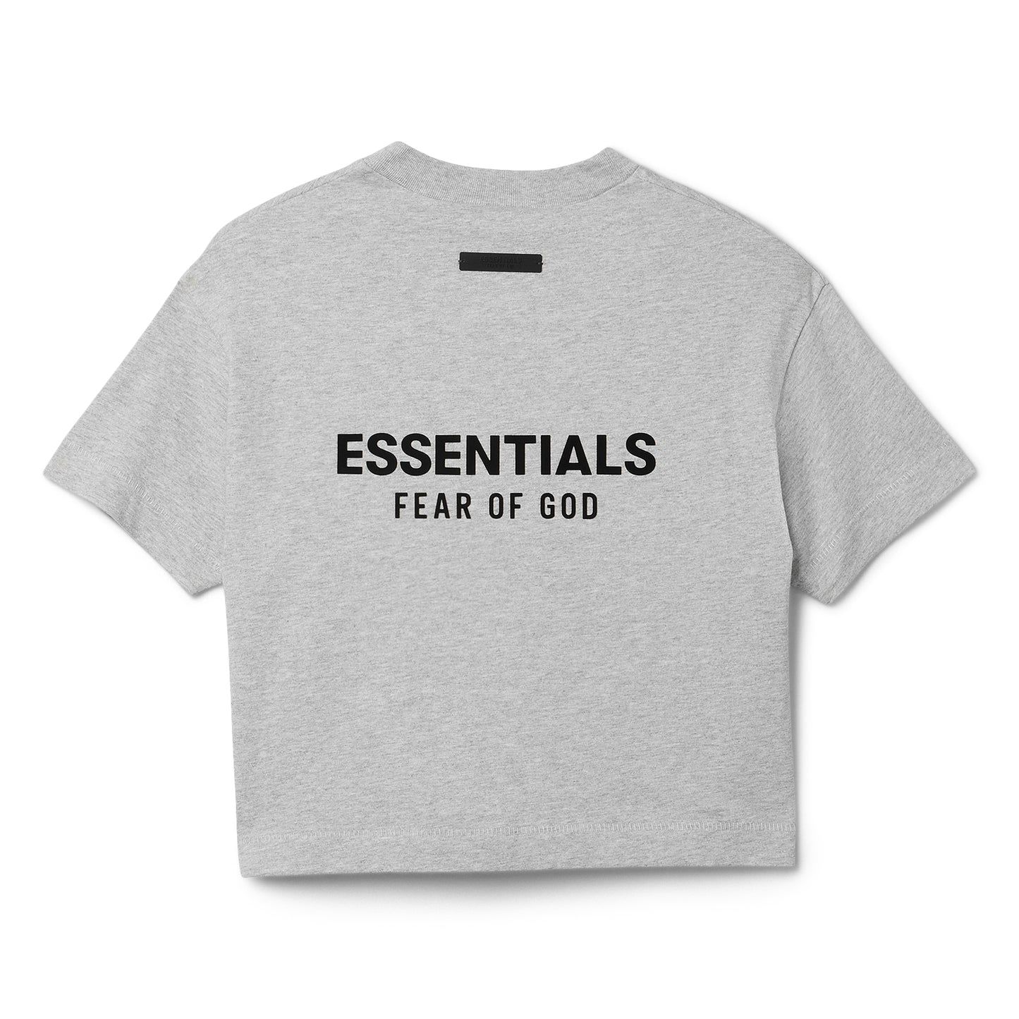 Fear of God Essentials Kids Jersey Crewneck Tee (Light Heather Grey)