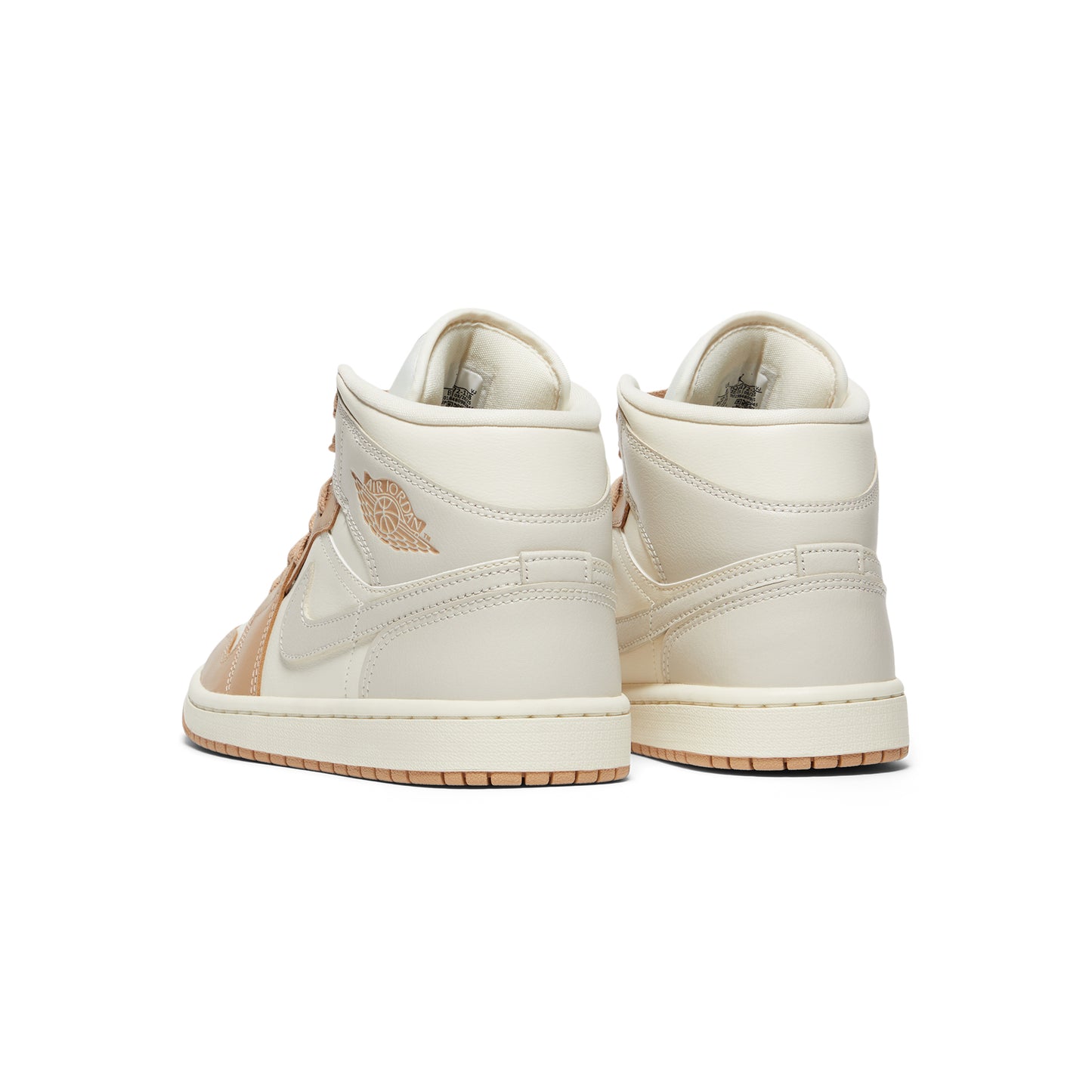 Air Jordan 1 Mid Womens (Pale Ivory/Light Orewoood Brown/Hemp/Sail)