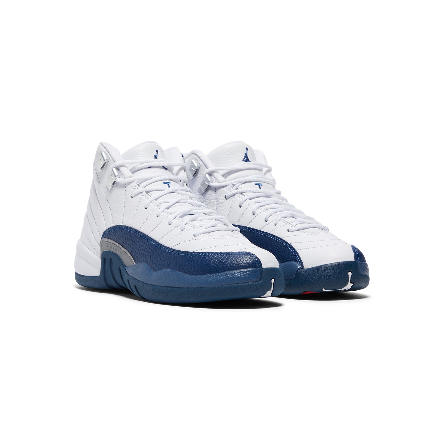 Nike Kids Air Jordan 12 Retro (White/French Blue/Metallic Silver)