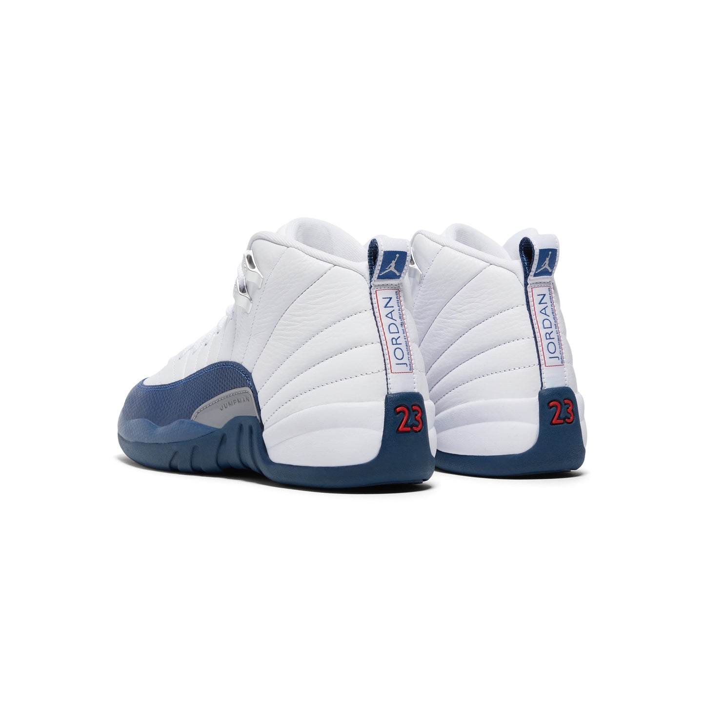 Nike Kids Air Jordan 12 Retro (White/French Blue/Metallic Silver)