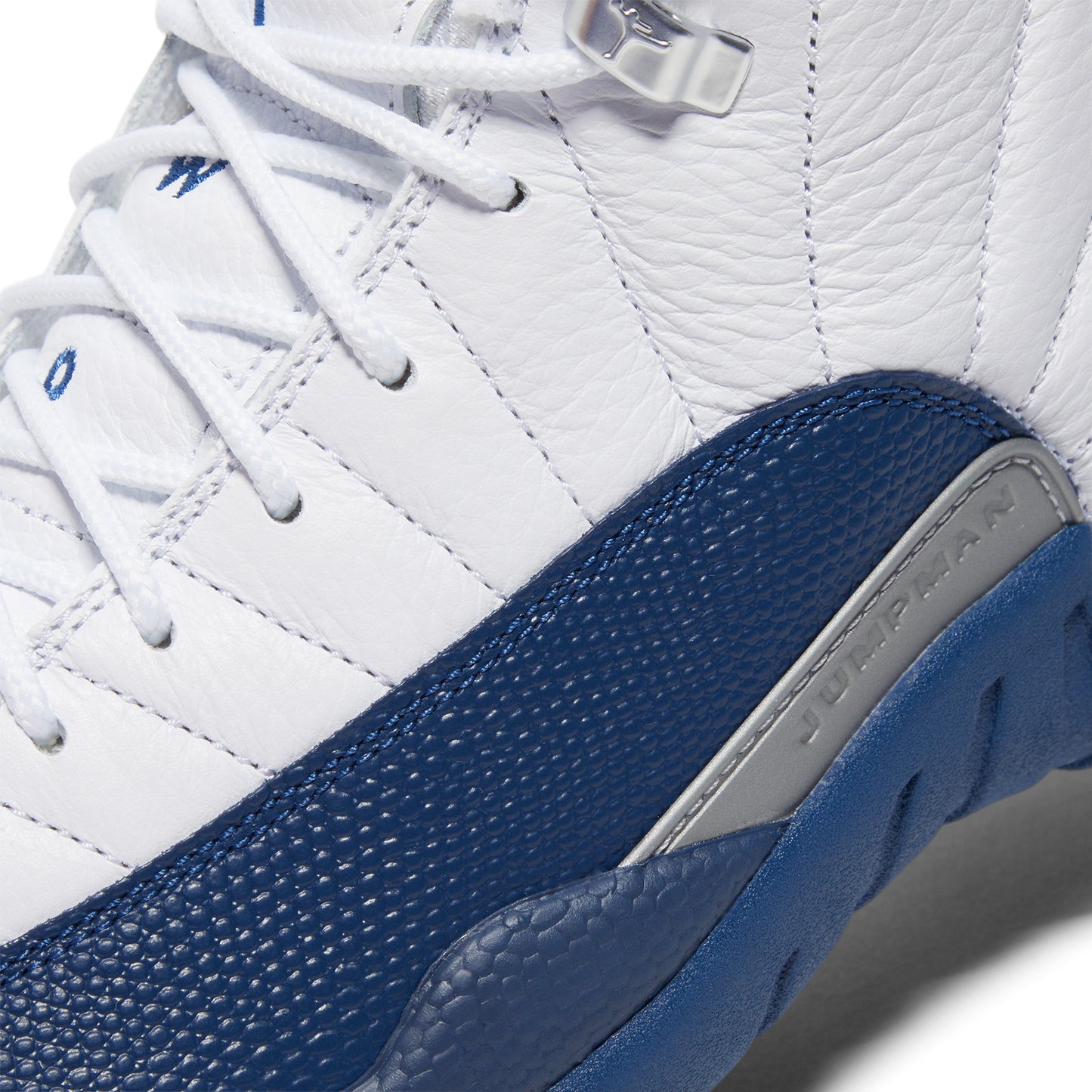 Nike Kids Air Jordan 12 Retro (White/French Blue/Metallic Silver)