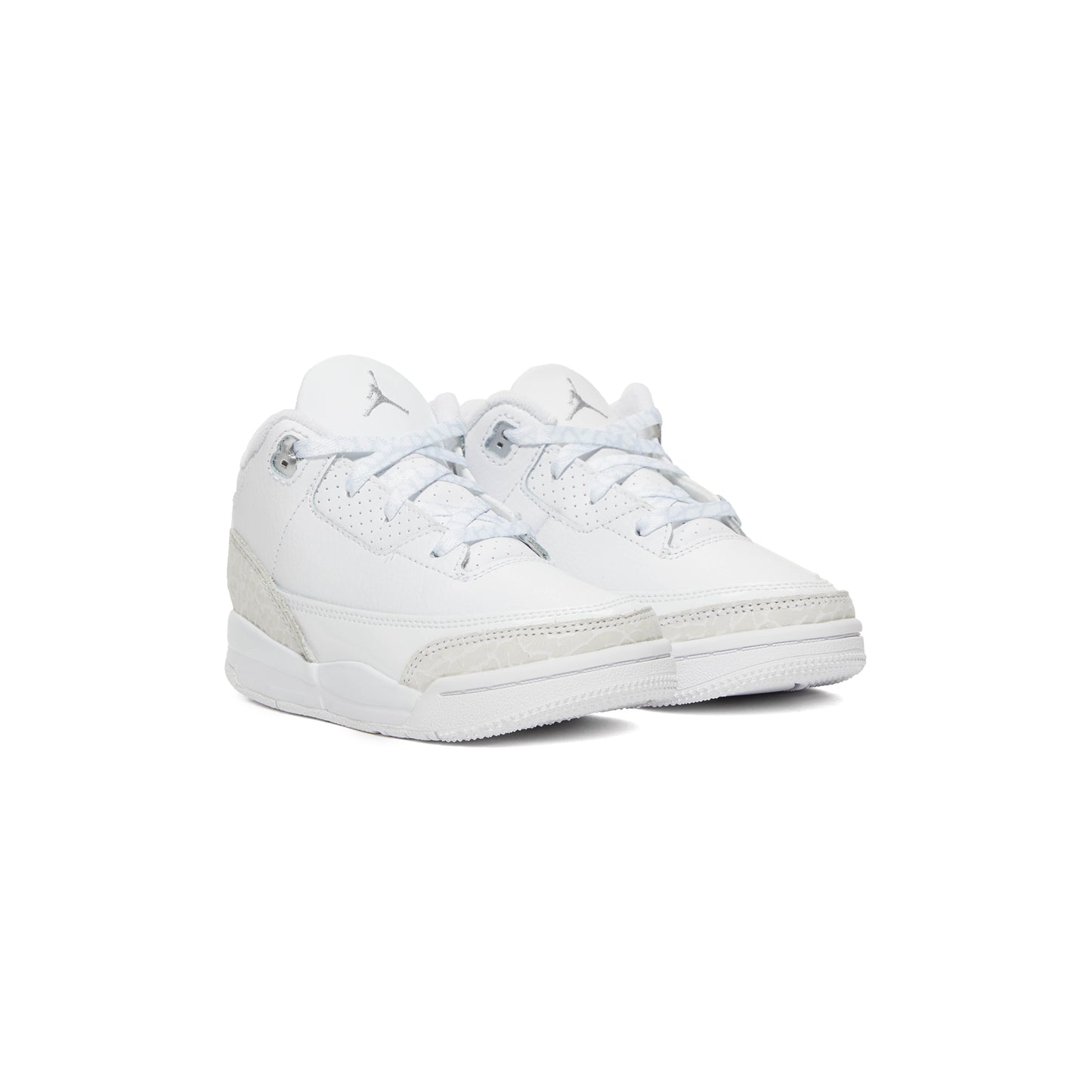 Air Jordan 3 Retro TD (White/Metallic Silver/White)