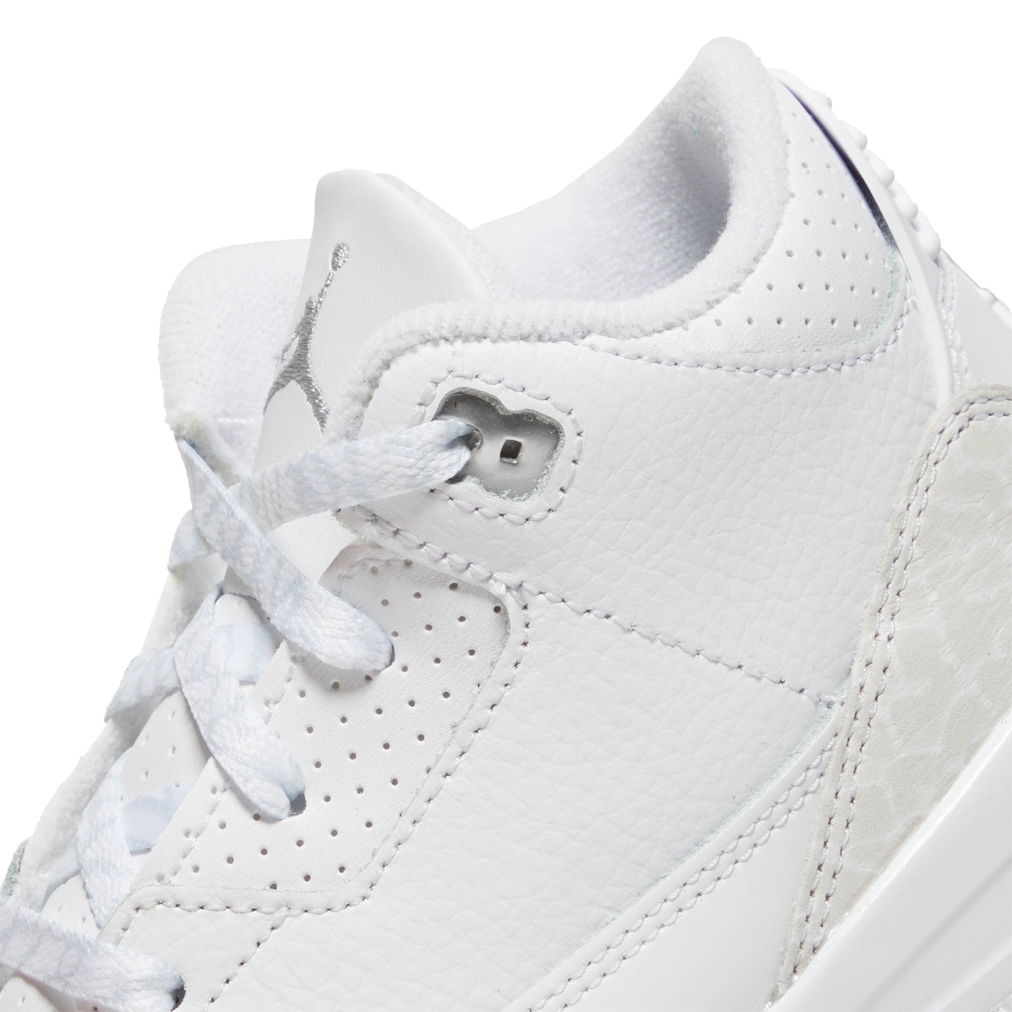 Air Jordan 3 Retro TD (White/Metallic Silver/White)