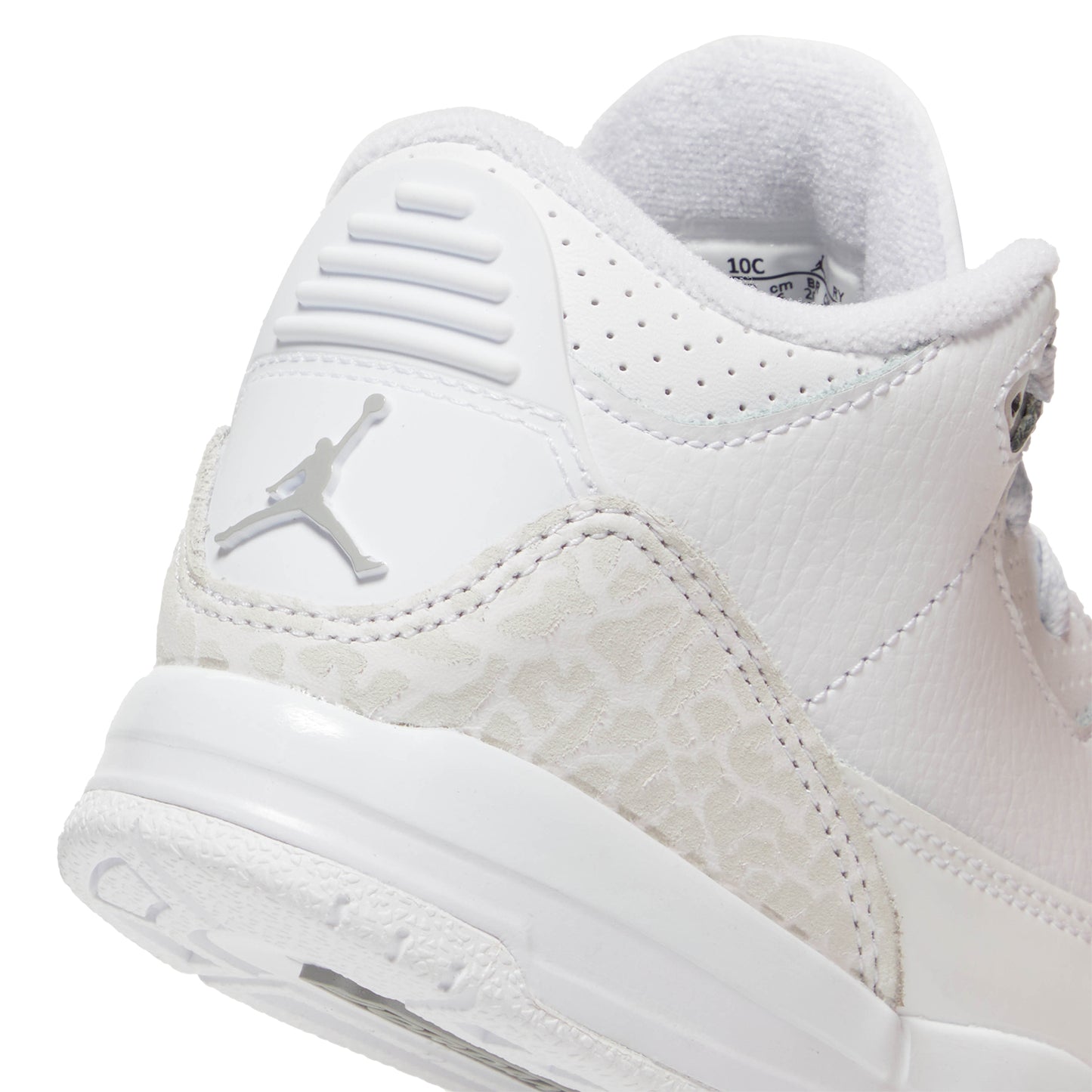 Air Jordan 3 Retro TD (White/Metallic Silver/White)