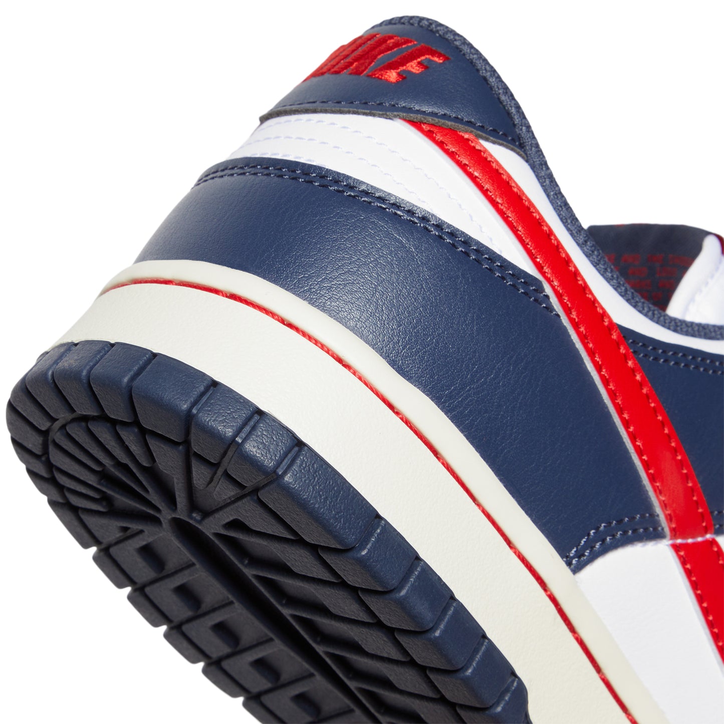 Nike Dunk Low Retro (White/University Red/Thunder Blue)