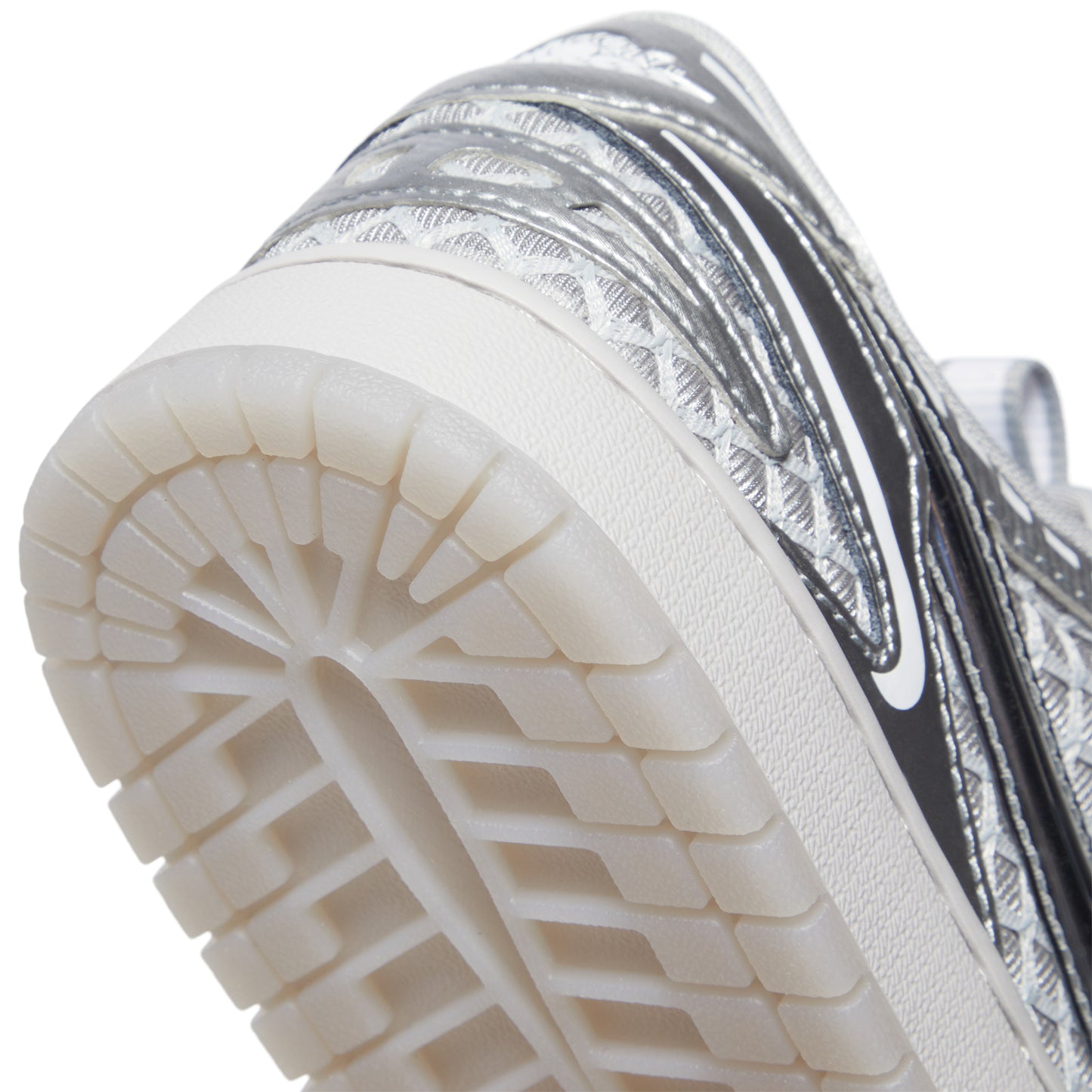 Nike Womens Air Jordan 1 MM Low V3 (Neutral Grey/Metallic Silver/White)