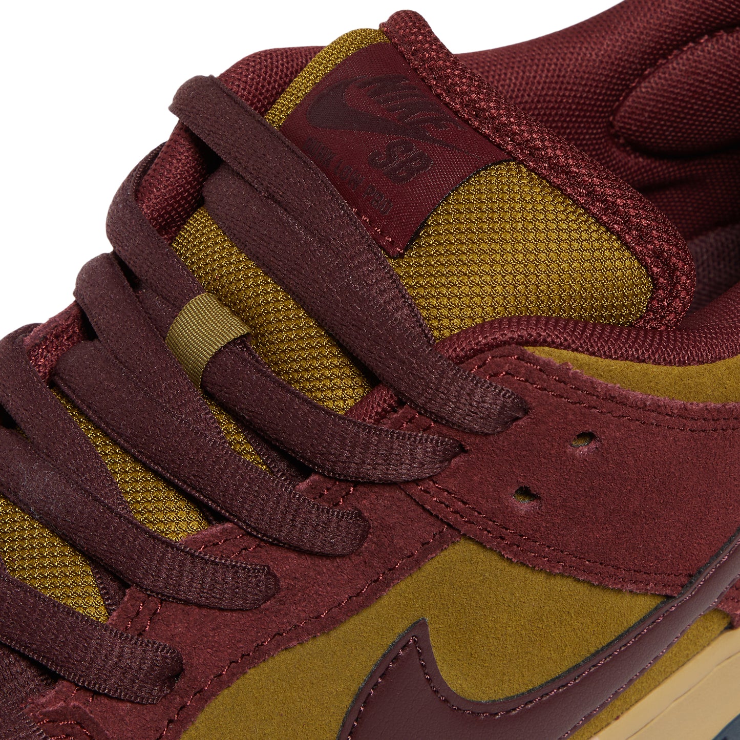 Nike SB Dunk Low Pro (Dark Team Red/Burgundy Crush/Olive Flak)