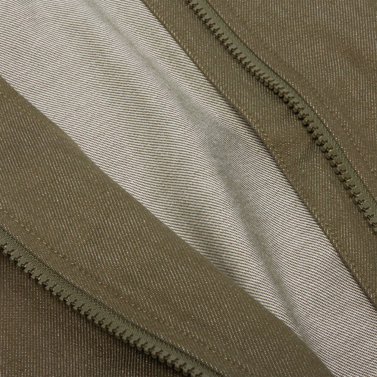Nike SB Denim Full-Zip Track Jacket (Medium Olive/White