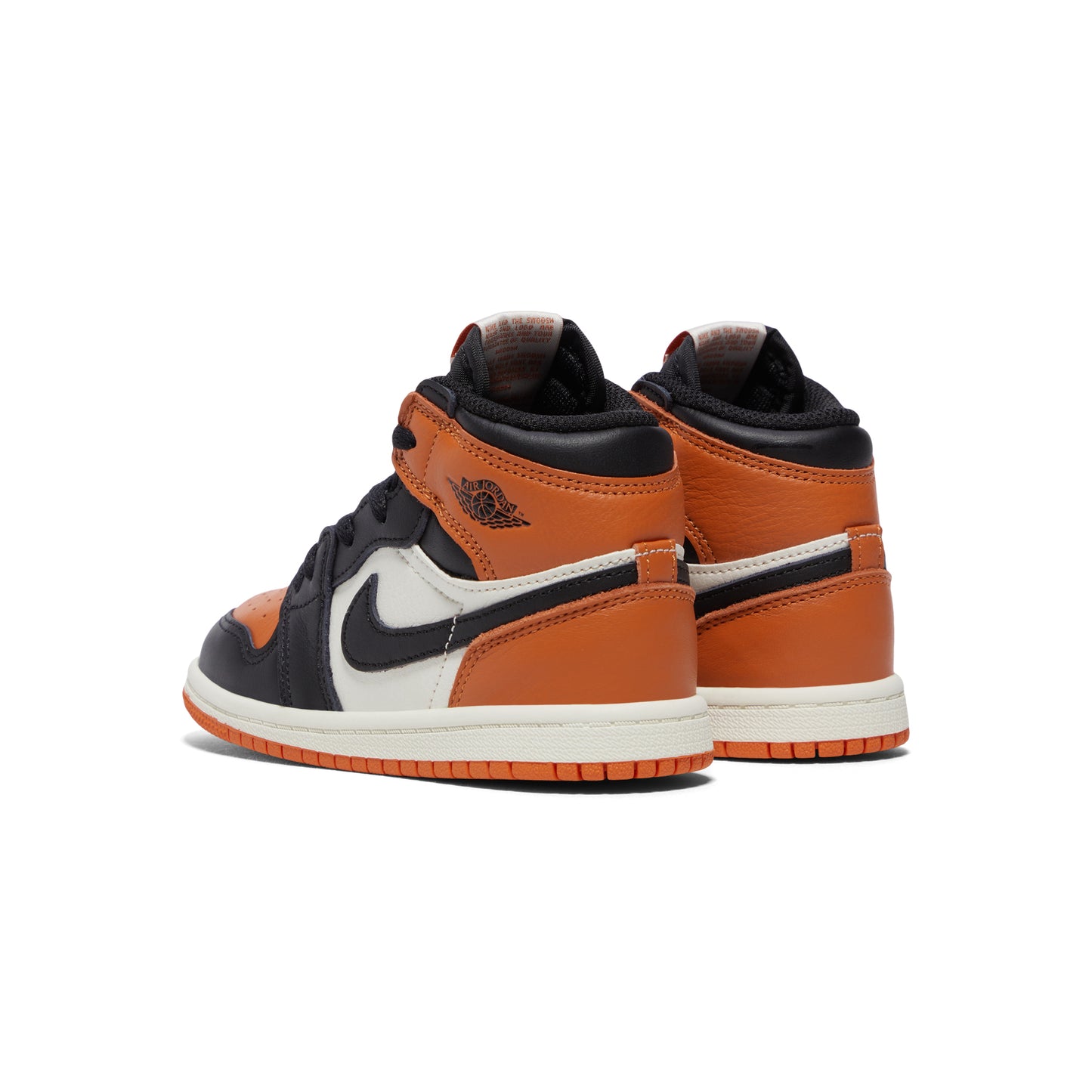 Nike Kids TD Jordan 1 Retro High OG (Black/Sail/Starfish)