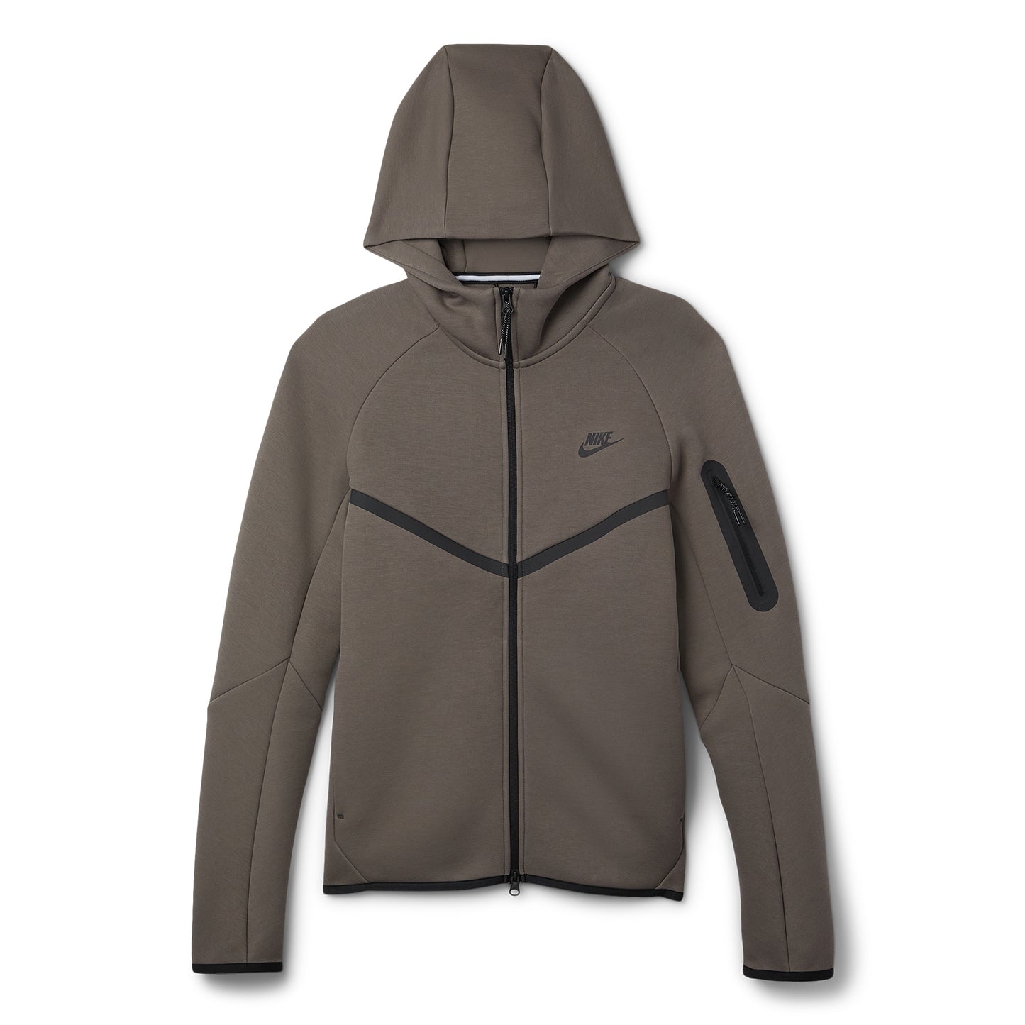 Nike Tech Full-Zip Windrunner Hoodie (Cave Stone/Black)