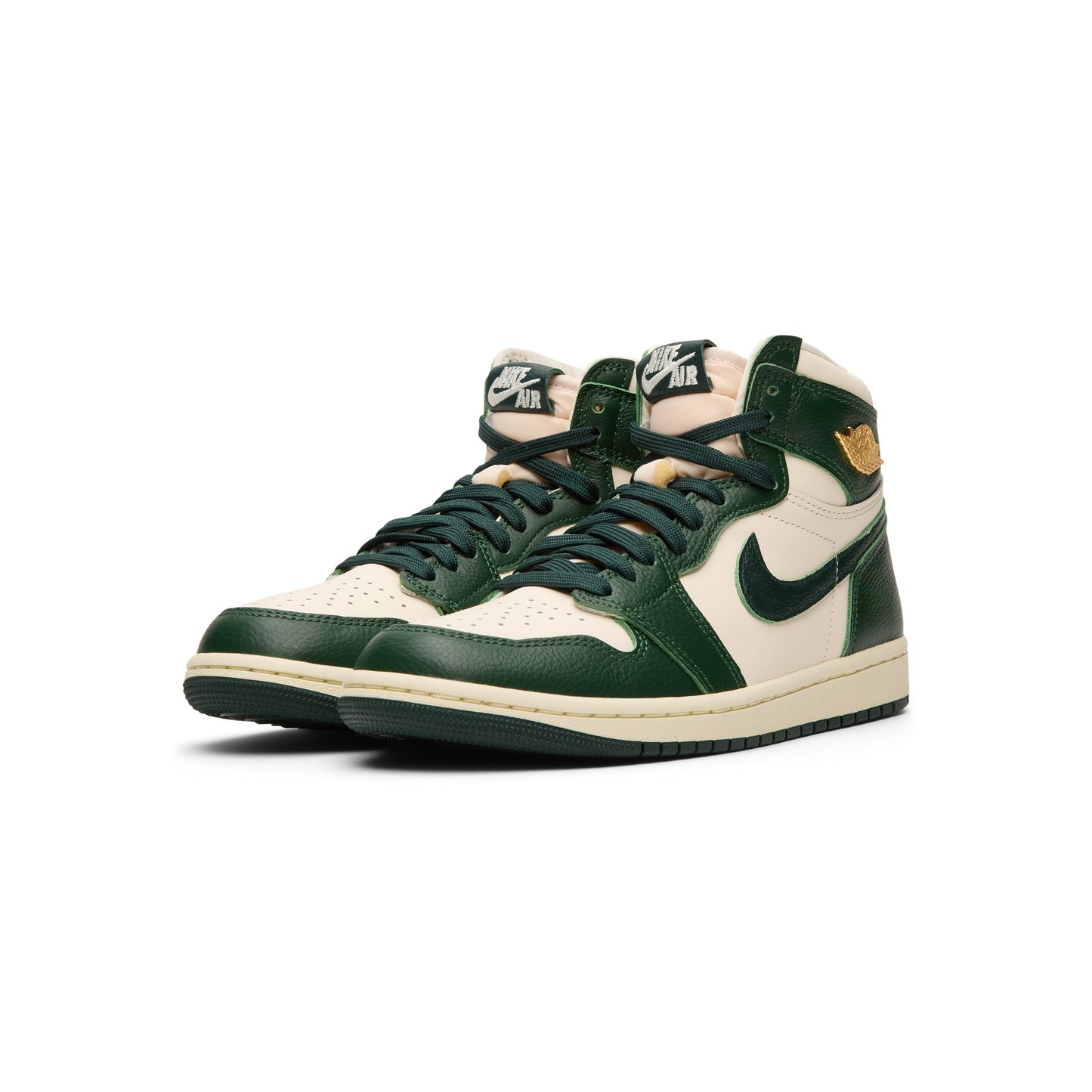Nike Womens Air Jordan 1 Retro High OG (Pale Ivory/Pro Green/Coconut Milk)