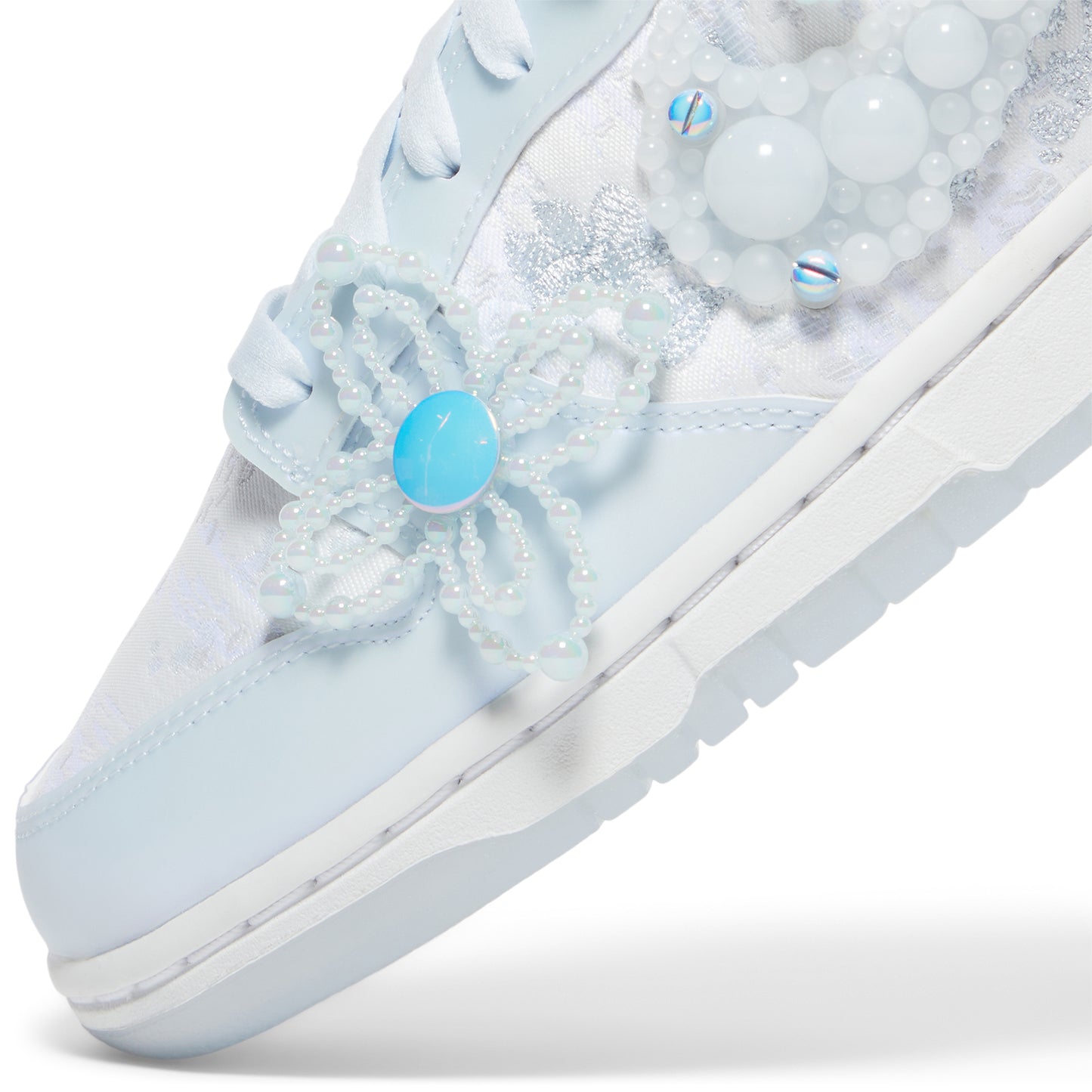 Nike x Susan Fang Womens Dunk Low (Summit White/Blue Tint/Wolf Grey)