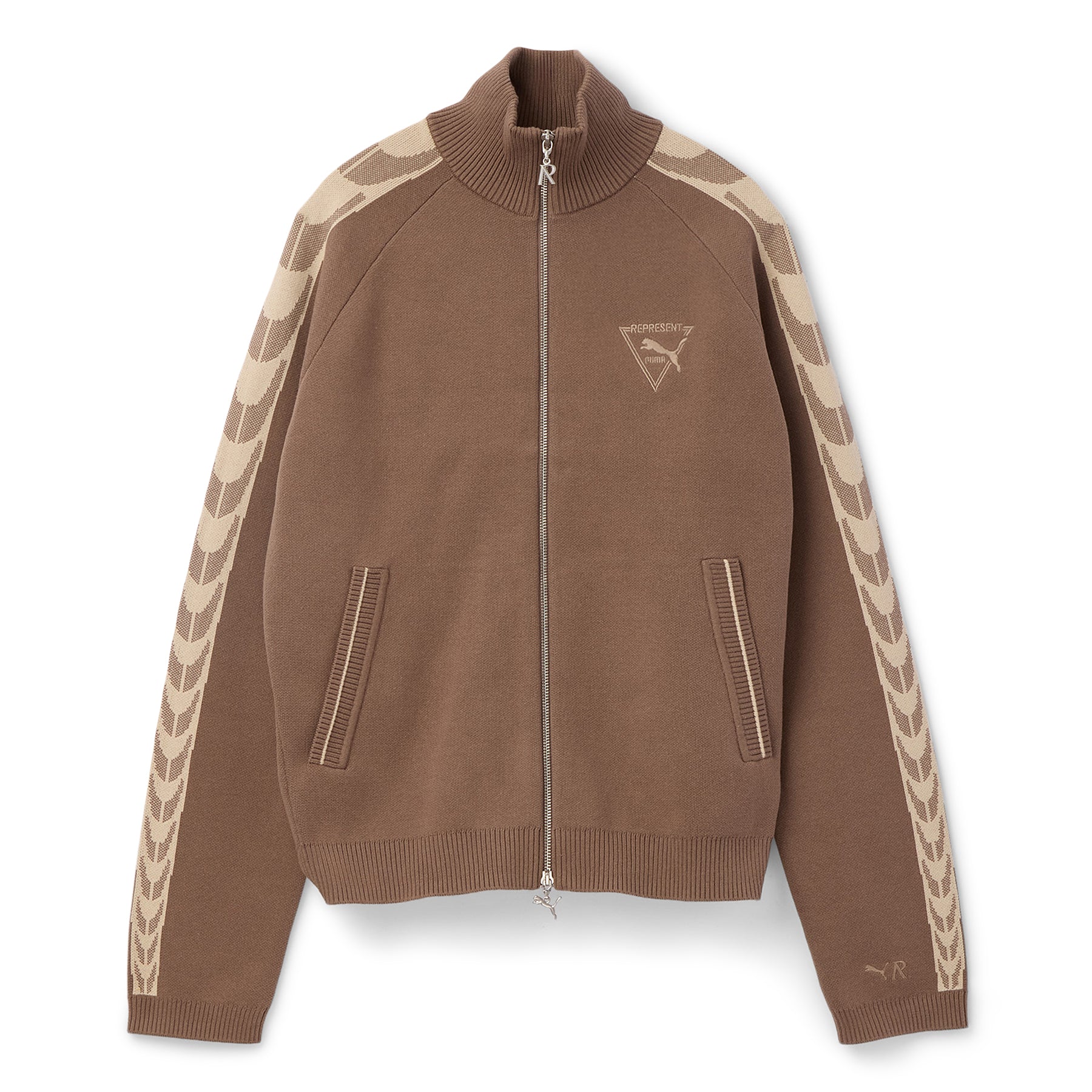 Puma x REPRESENT T7 Knit Jacket (Brown) – CNCPTS