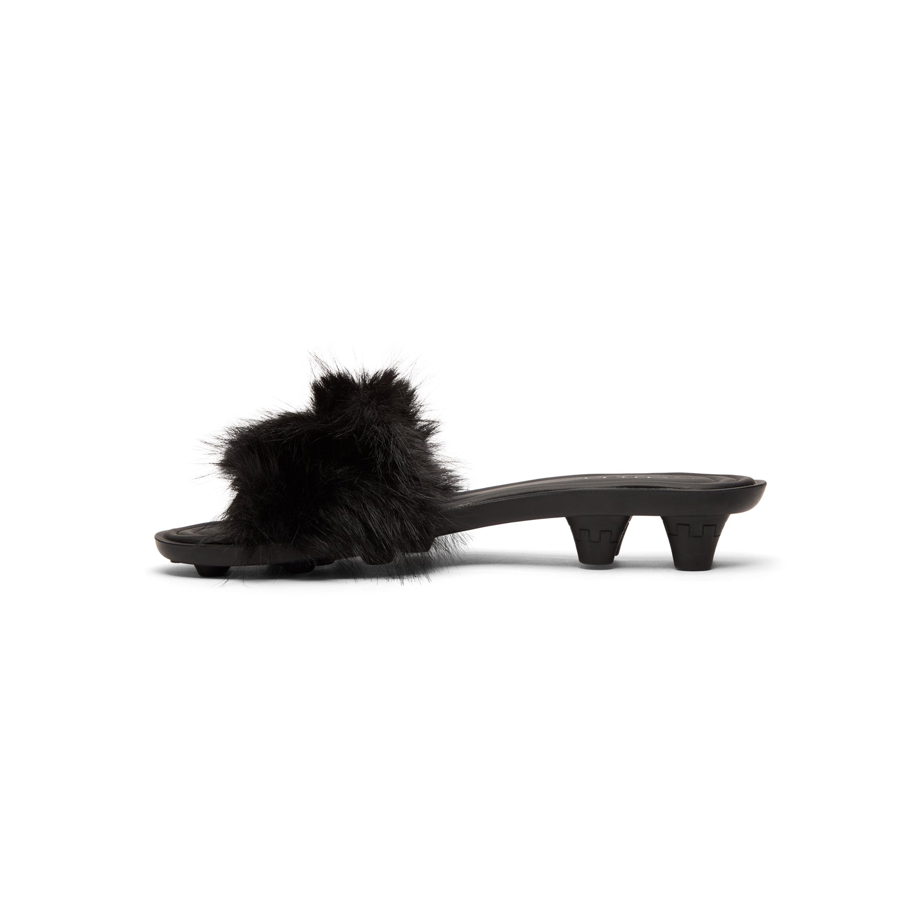Puma x Fenty Chic Slide Fur (Black)