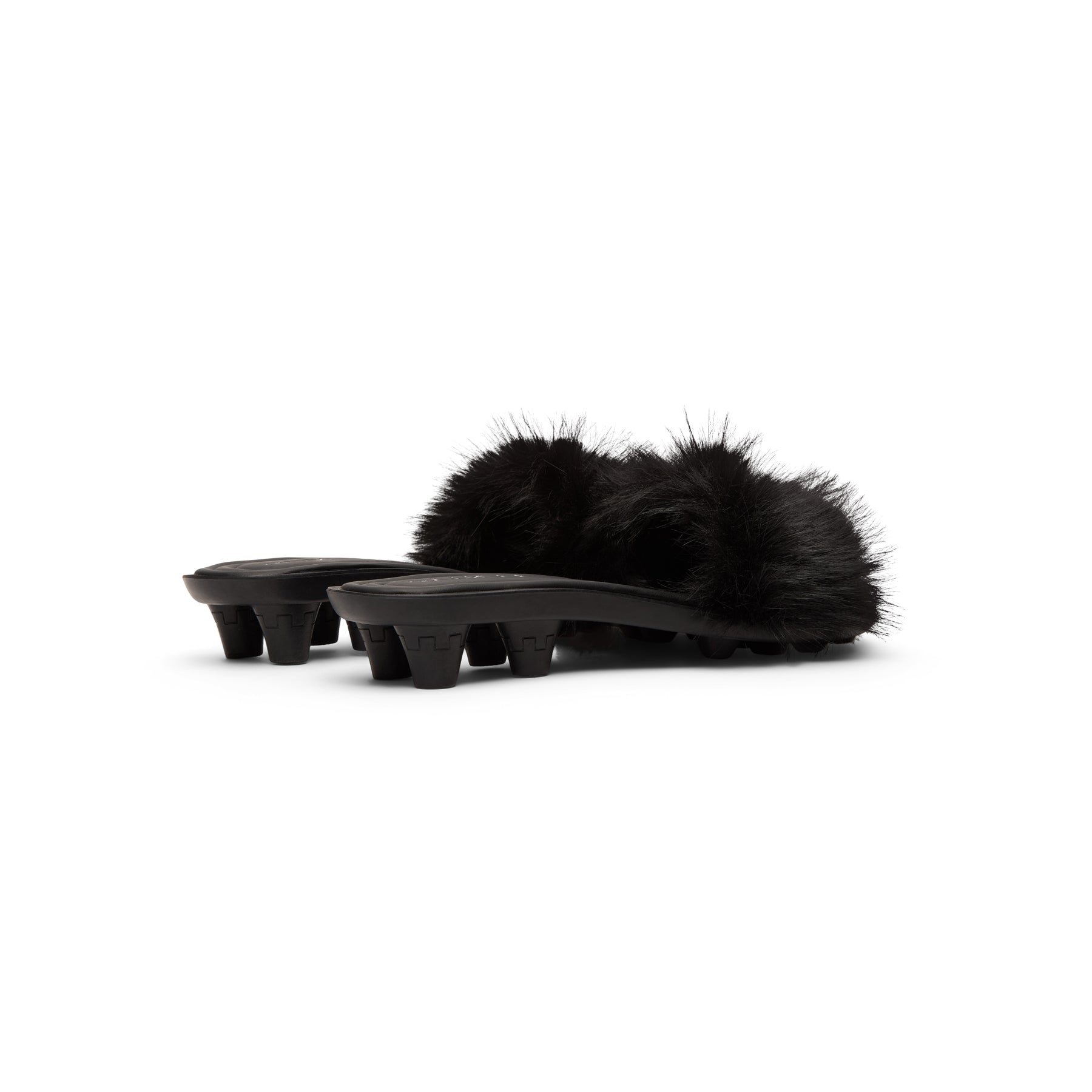Puma x Fenty Chic Slide Fur (Black)