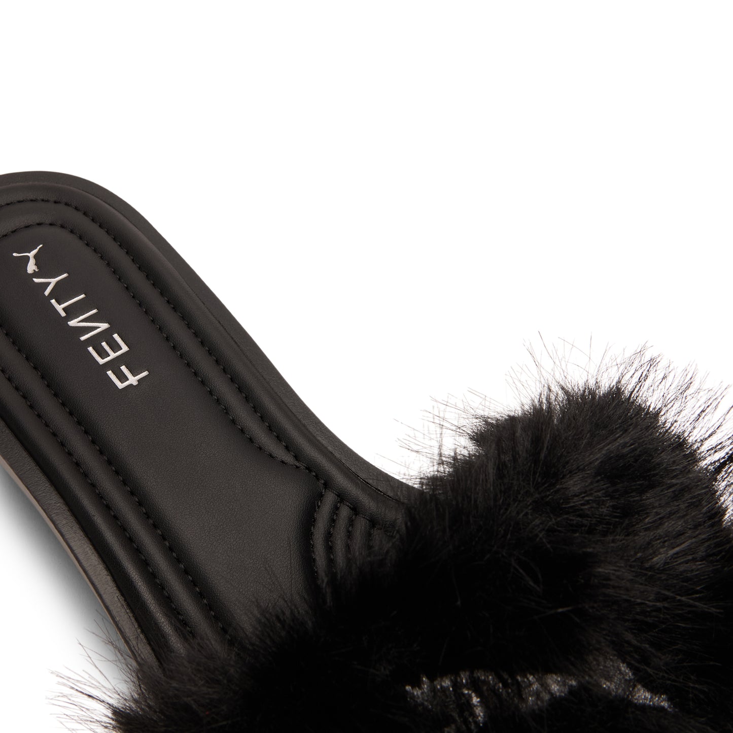 Puma x Fenty Chic Slide Fur (Black)